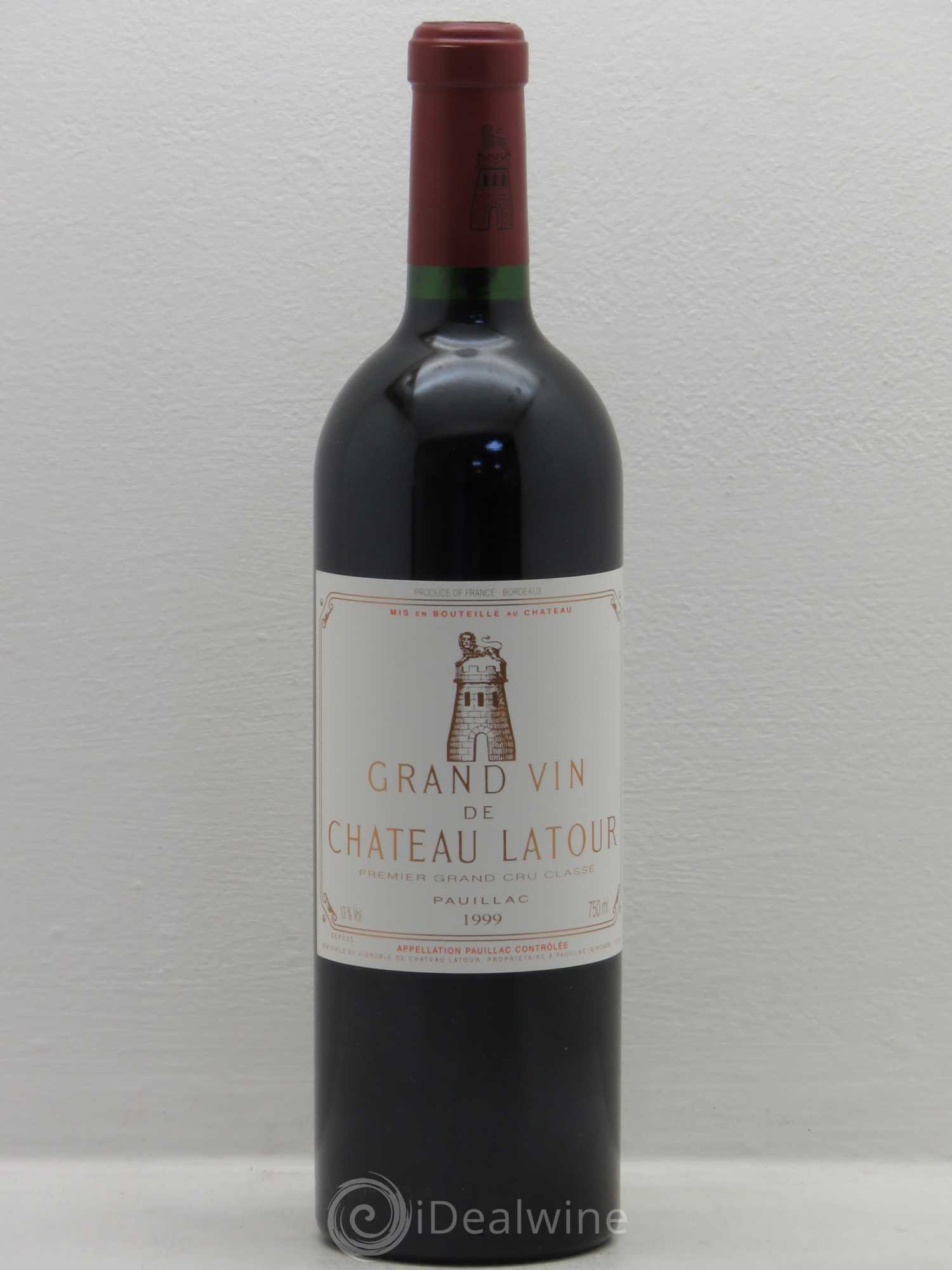 Château Latour 1er Grand Cru Classé 1999 - Lot de 1 bouteille - 0