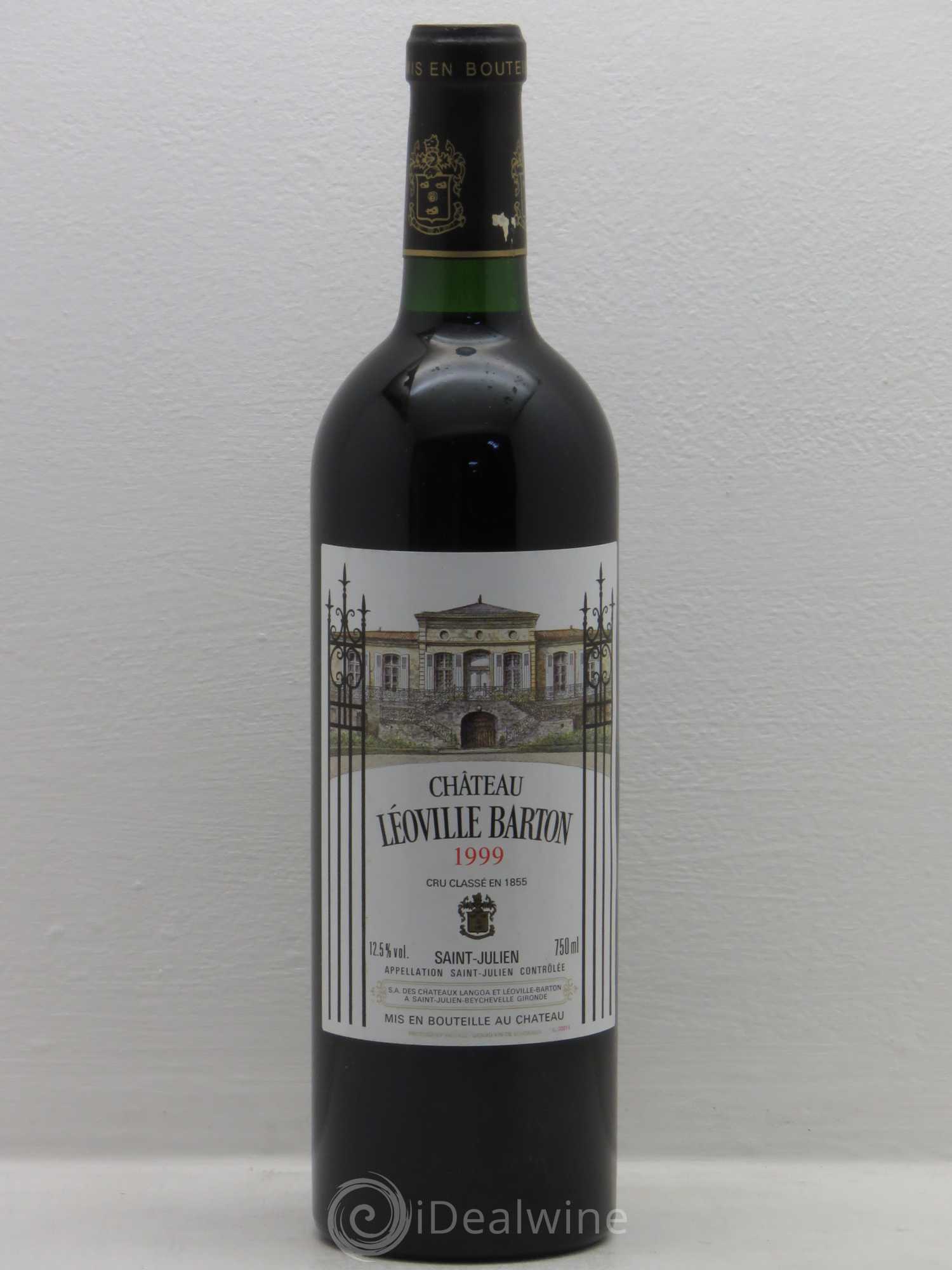 Château Léoville Barton 2ème Grand Cru Classé 1999 - Lot de 1 bouteille - 0