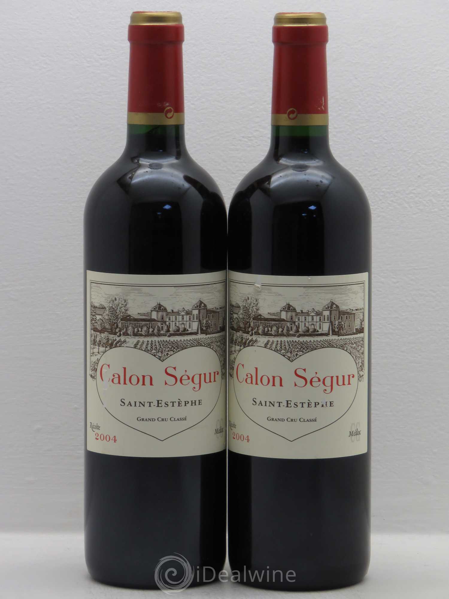 Château Calon Ségur 3ème Grand Cru Classé 2004 - Lot de 2 bouteilles - 0