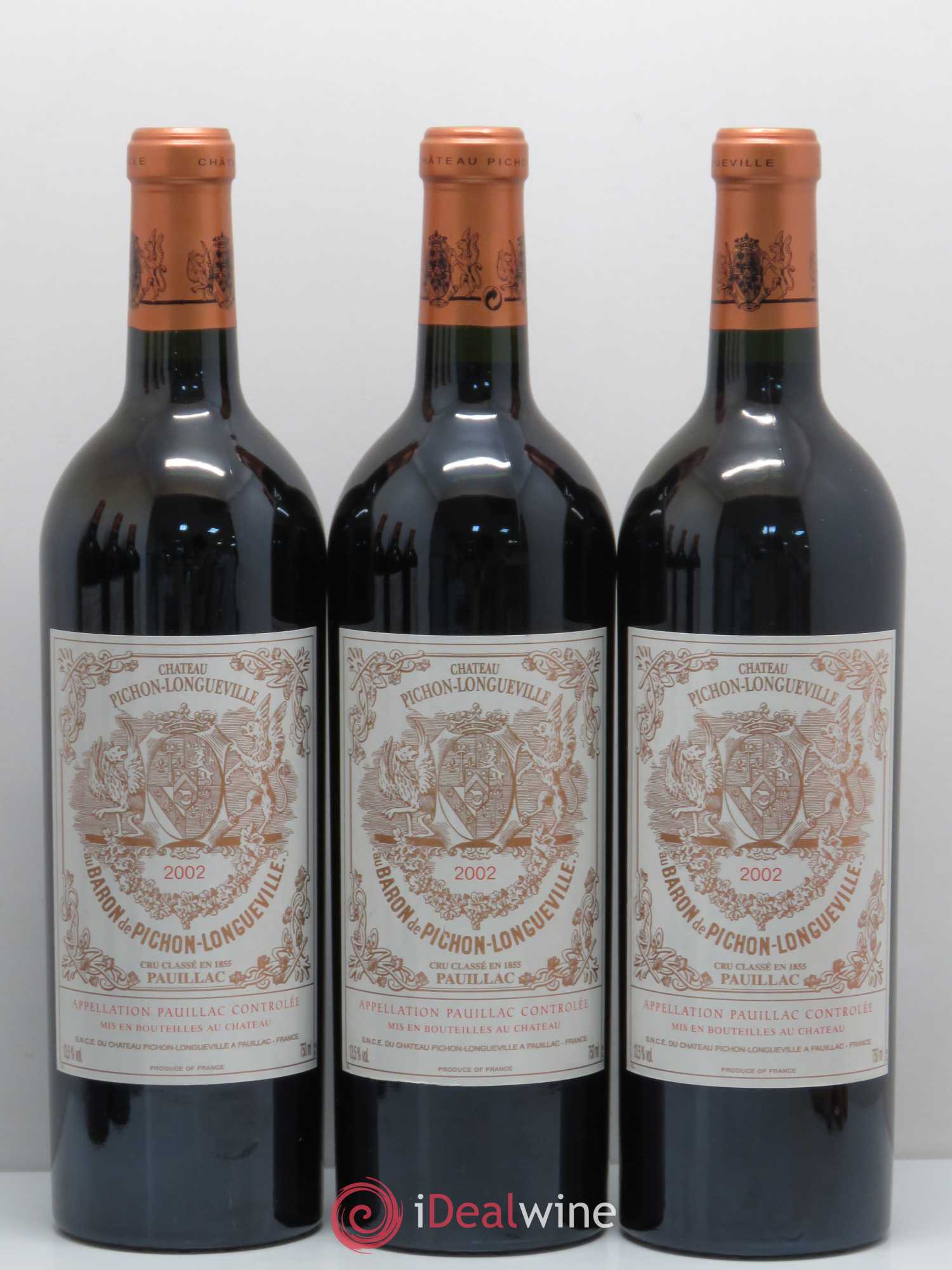 Pichon Longueville Baron 2ème Grand Cru Classé 2002 - Lot de 6 bouteilles - 2