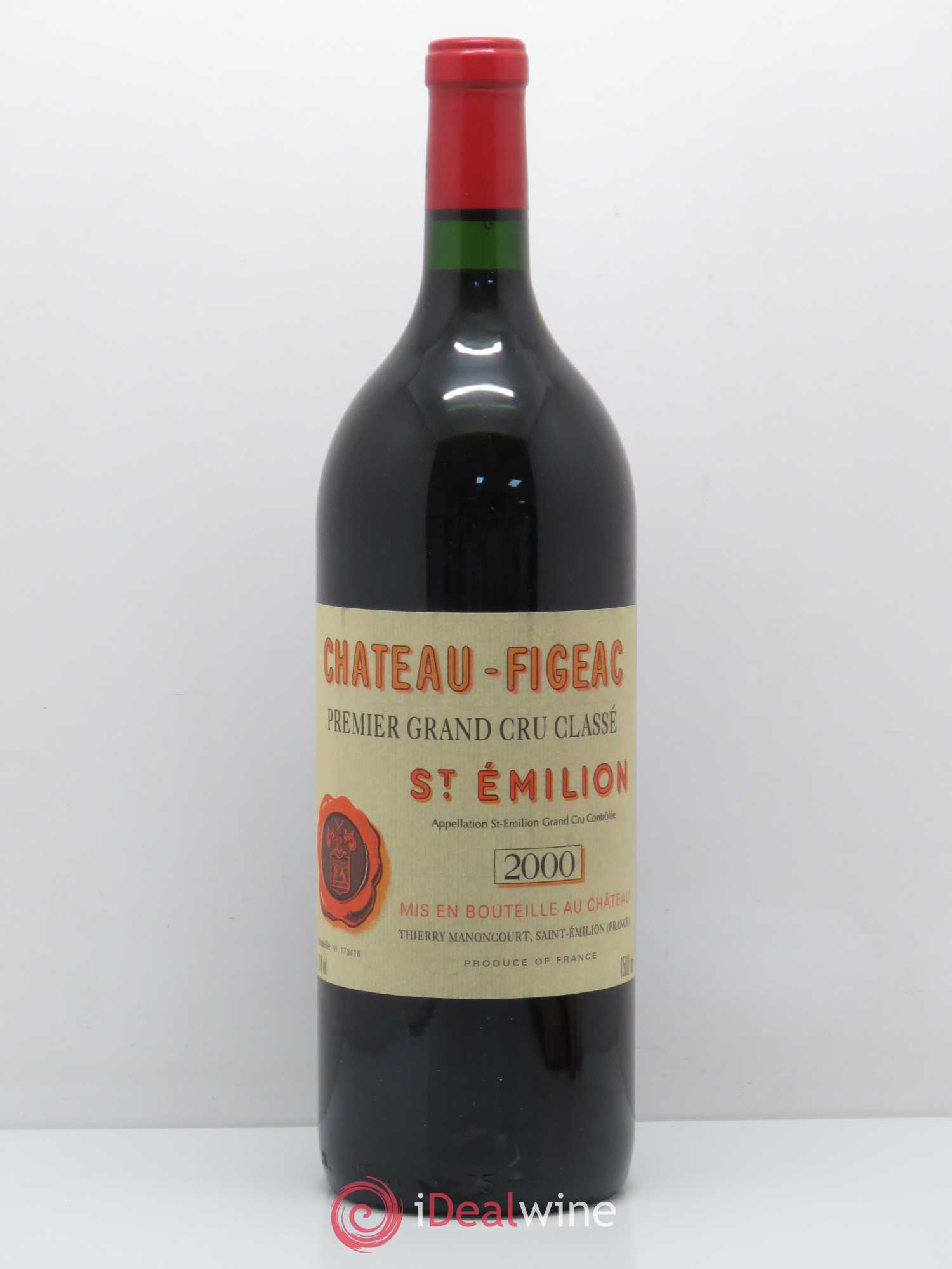 Château Figeac 1er Grand Cru Classé A 2000 - Lot de 1 magnum - 0