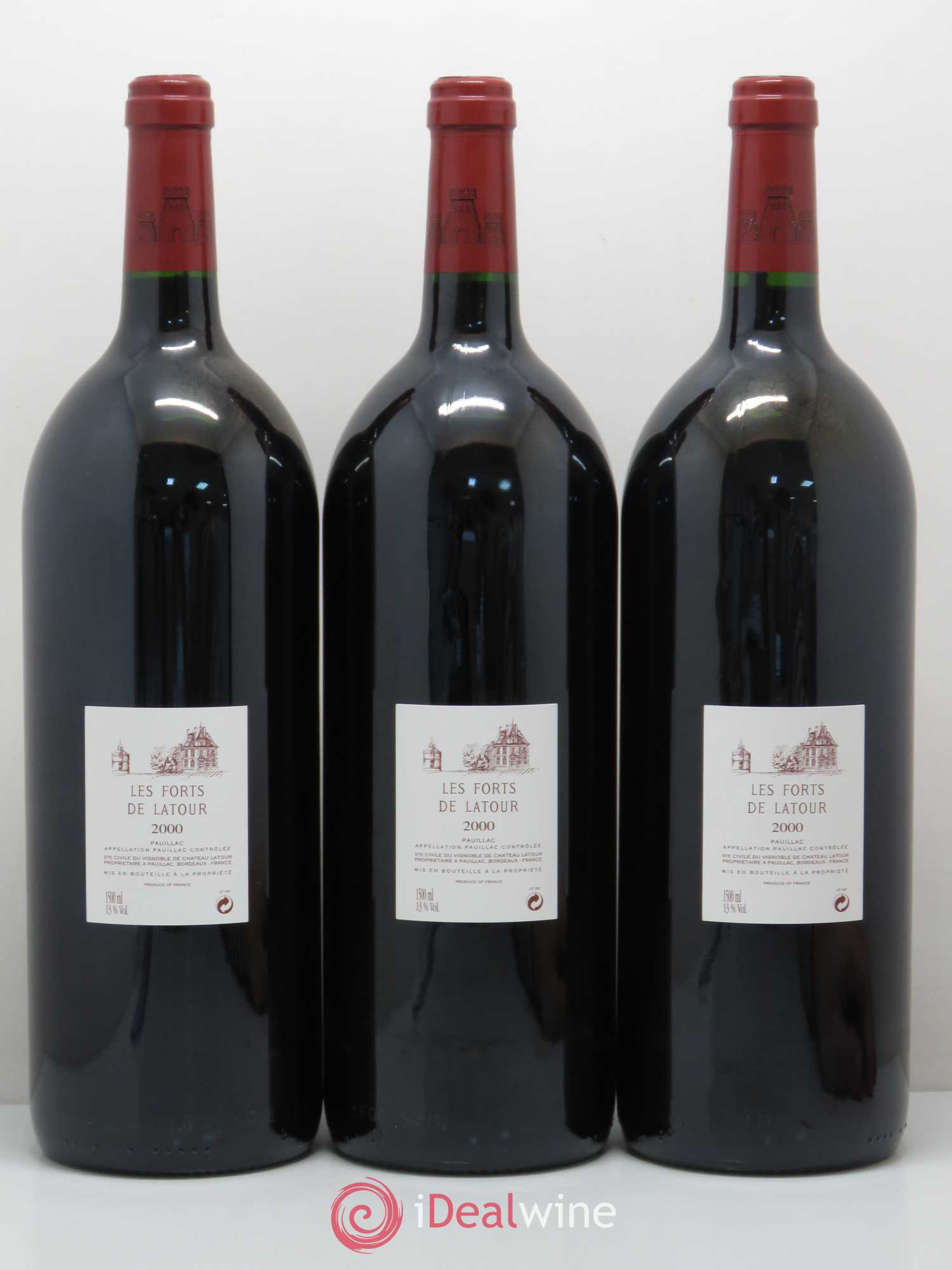 Les Forts de Latour Second Vin 2000 - Lot de 3 magnums - 1