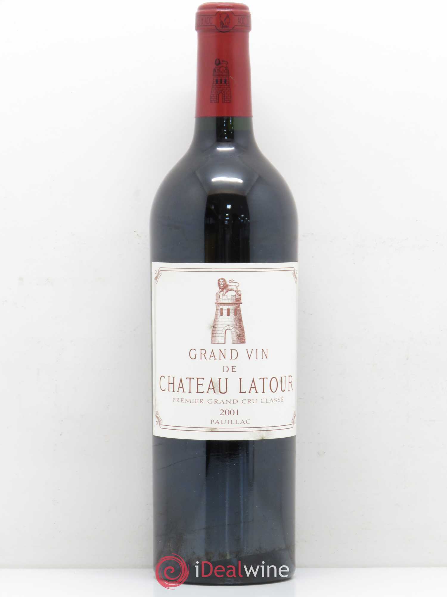 Château Latour 1er Grand Cru Classé 2001 - Lot de 1 bouteille - 0