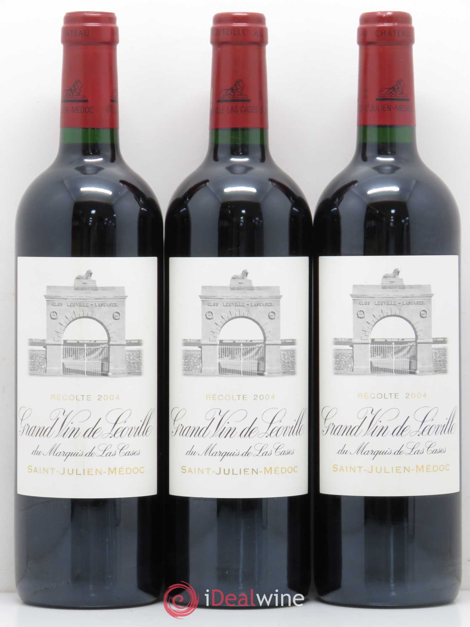 Château Léoville Las Cases 2ème Grand Cru Classé 2004 - Lot de 6 bouteilles - 1