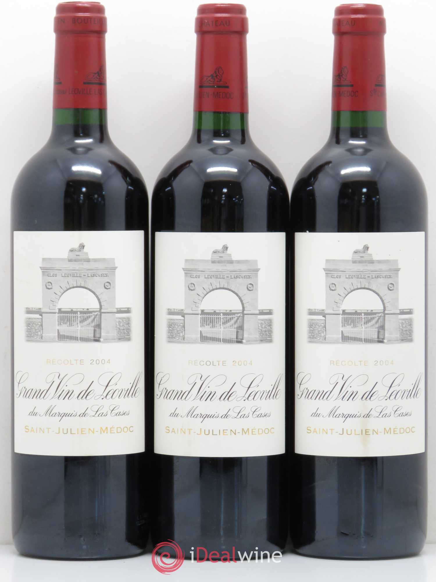 Château Léoville Las Cases 2ème Grand Cru Classé 2004 - Lot de 6 bouteilles - 2