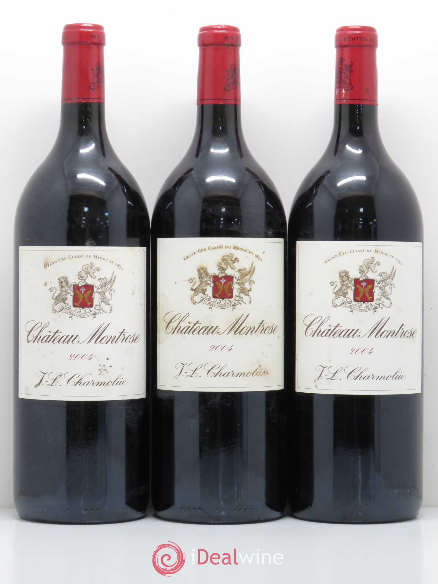 Château Montrose 2ème Grand Cru Classé 2004 - Lot de 3 magnums - 0