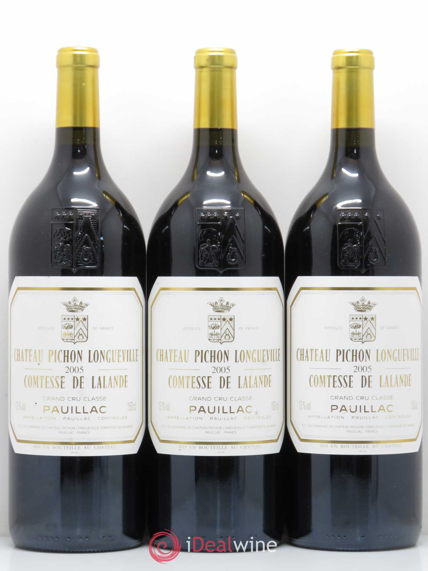 Château Pichon Longueville Comtesse de Lalande 2ème Grand Cru Classé 2005 - Lot de 3 magnums - 0