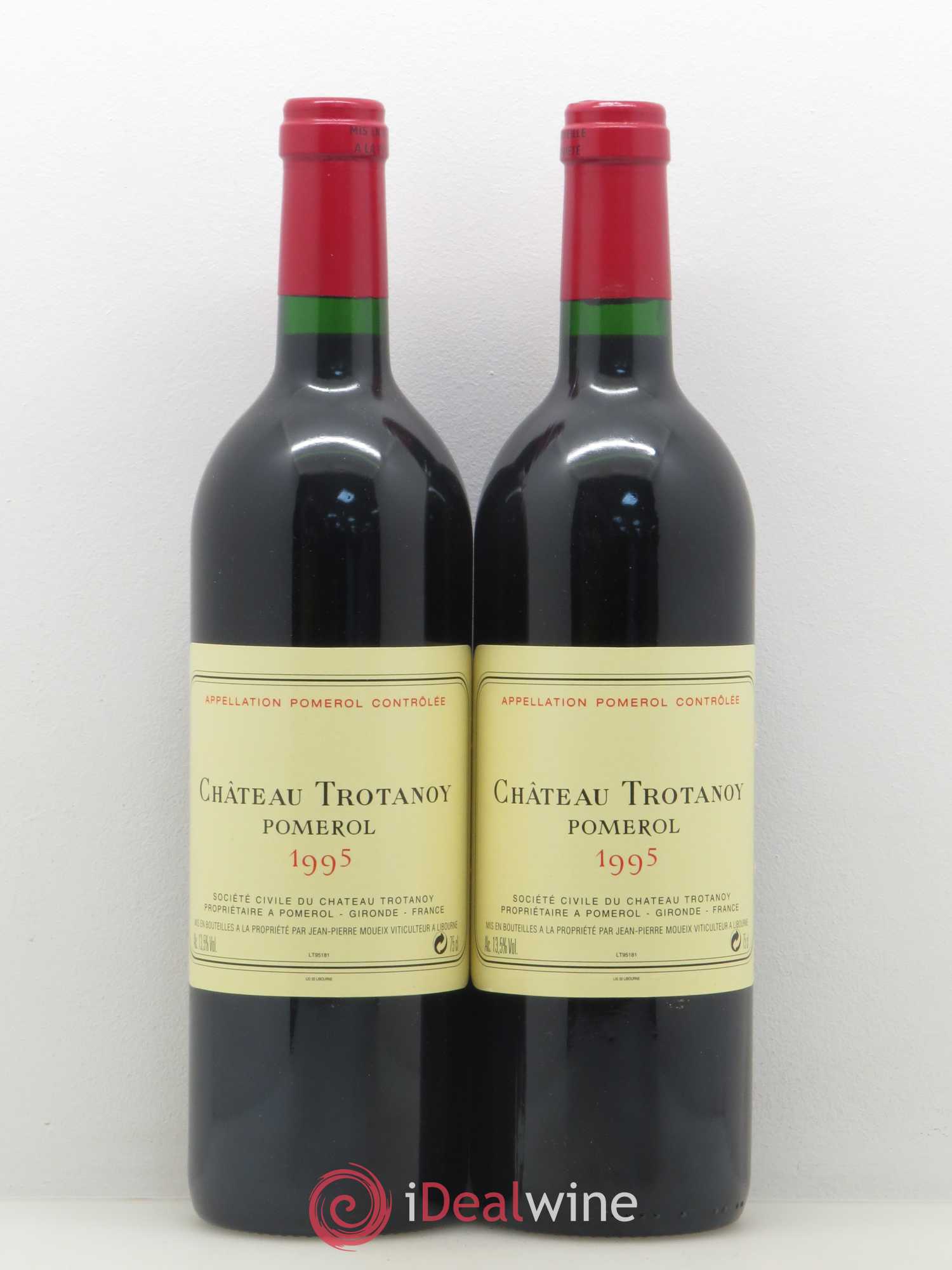 Château Trotanoy 1995 - Lot de 2 bouteilles - 0