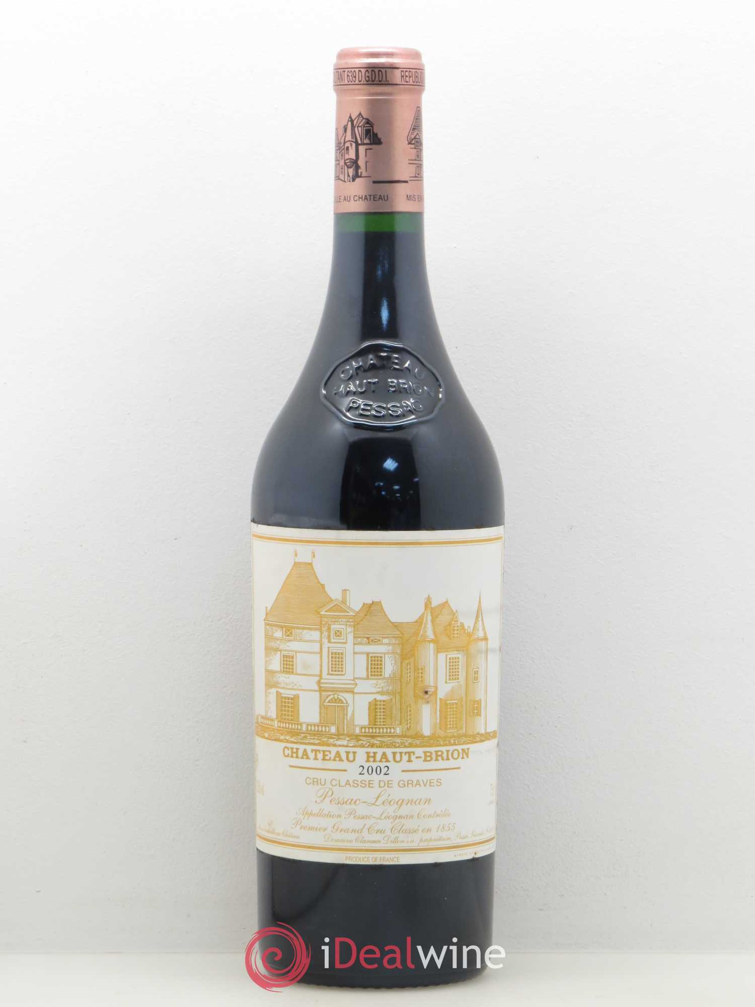 Château Haut Brion 1er Grand Cru Classé 2002 - Lot de 1 bouteille - 0