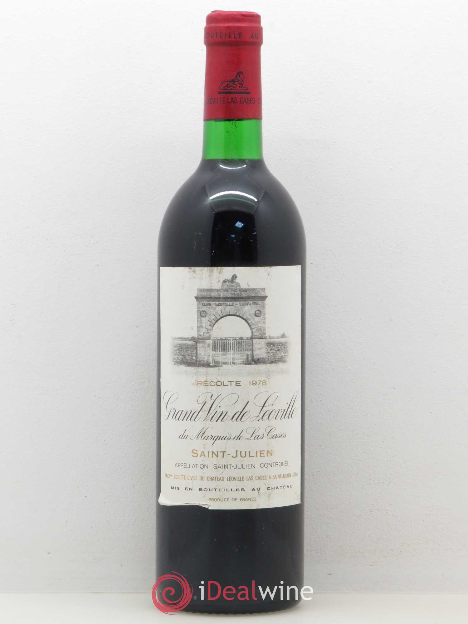 Château Léoville Las Cases 2ème Grand Cru Classé 1978 - Lot de 1 bouteille - 0