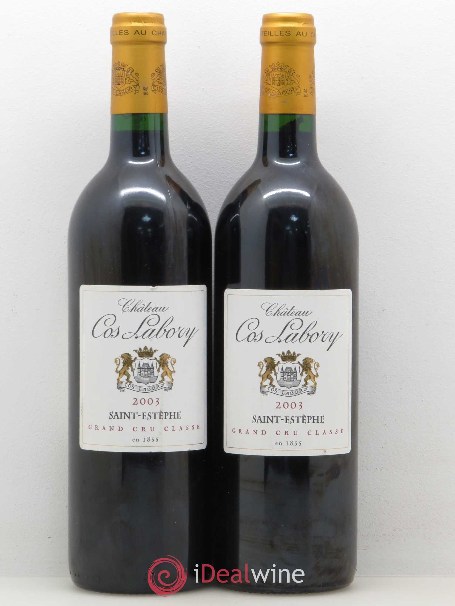 Château Cos Labory 5ème Grand Cru Classé 2003 - Lot de 5 bouteilles - 2