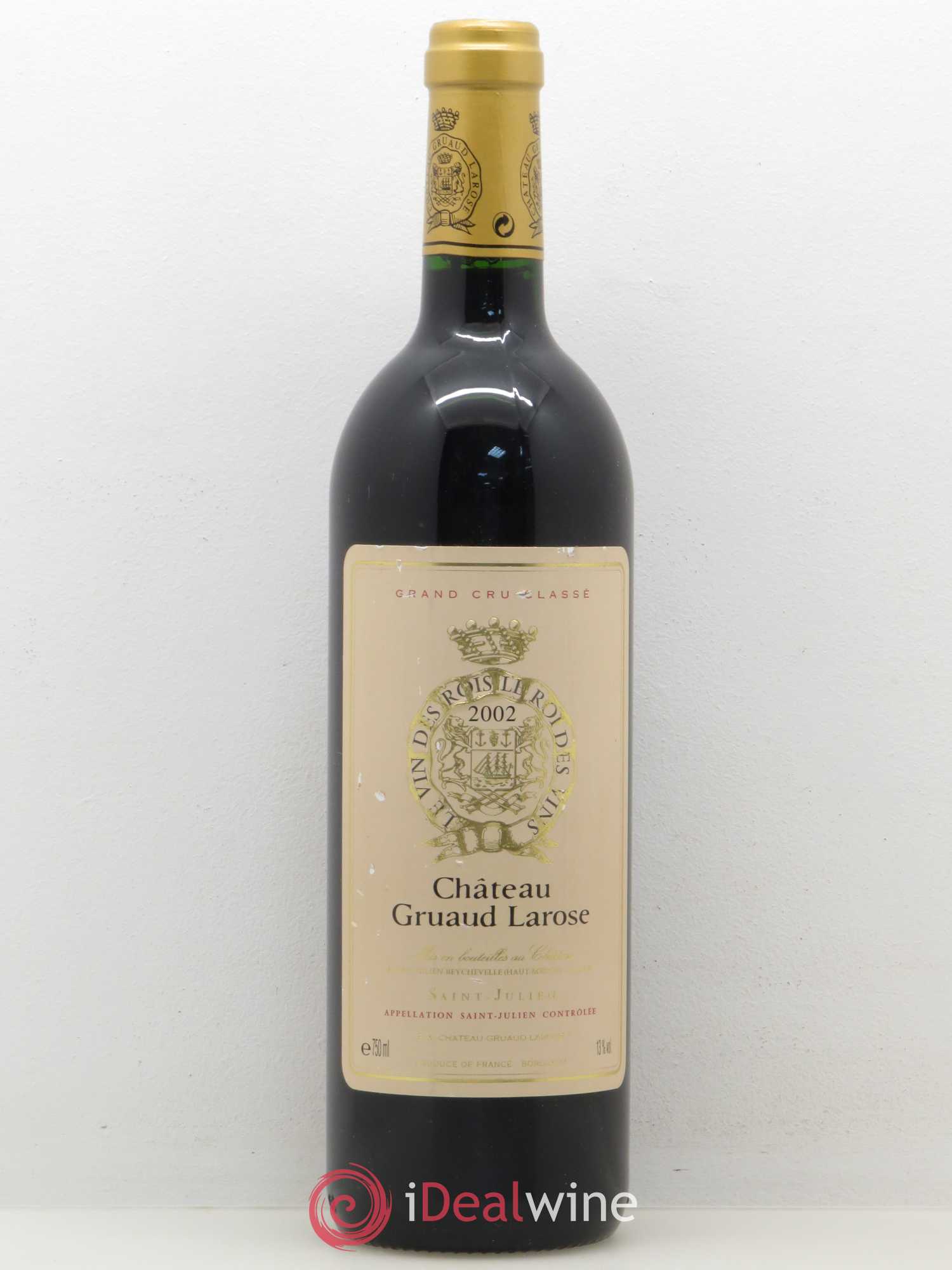 Château Gruaud Larose 2ème Grand Cru Classé 2002 - Lot de 1 bouteille - 0