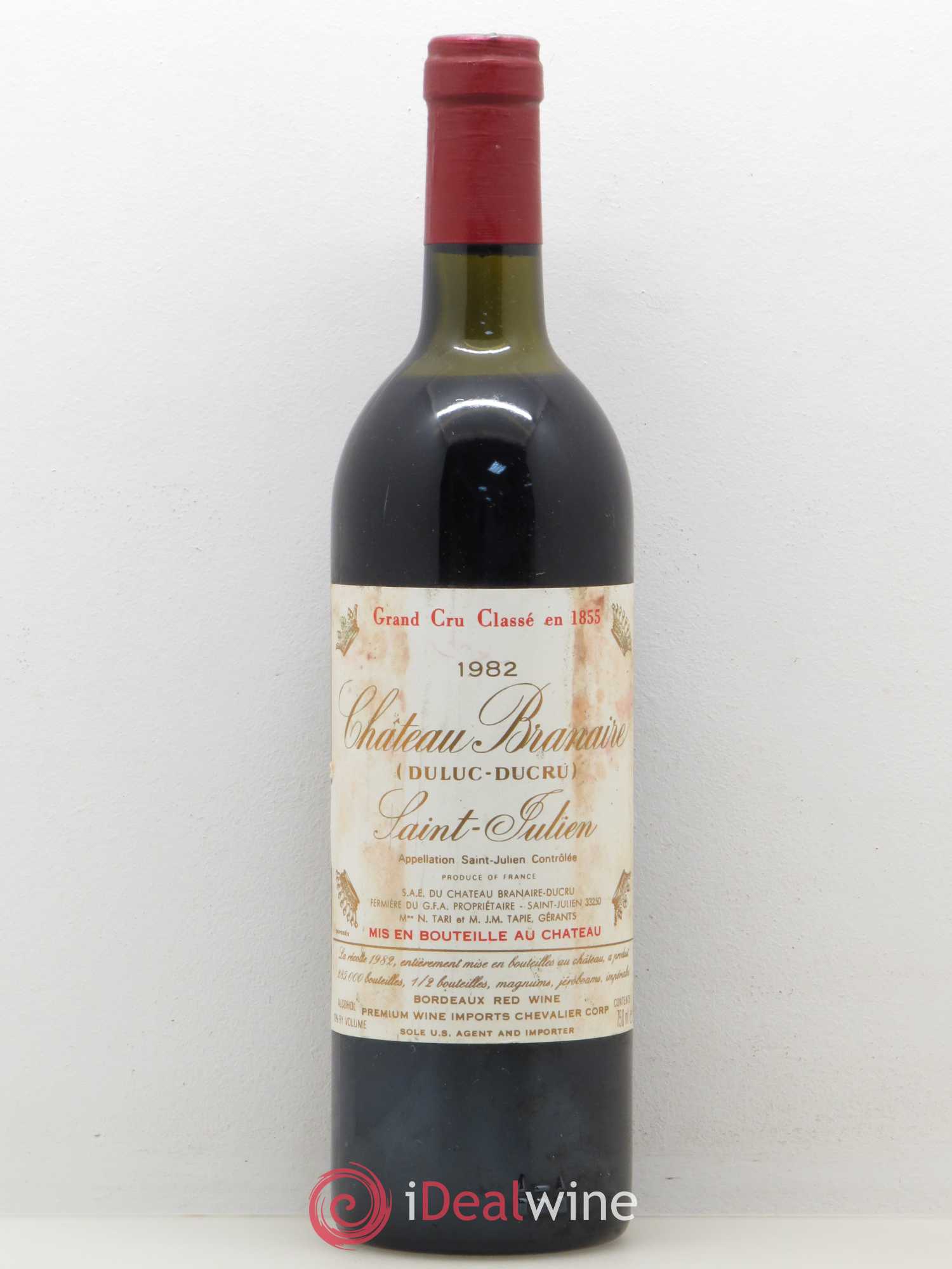 Château Branaire Ducru 4ème Grand Cru Classé 1982 - Lot de 1 bouteille - 0