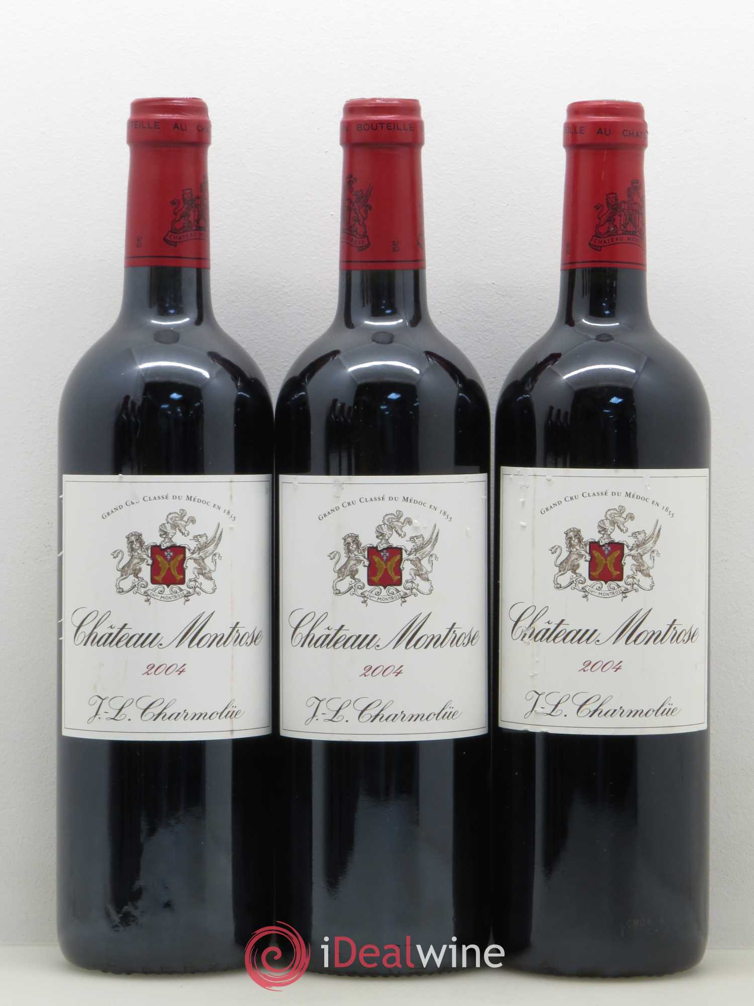 Château Montrose 2ème Grand Cru Classé 2004 - Lot de 6 bouteilles - 1