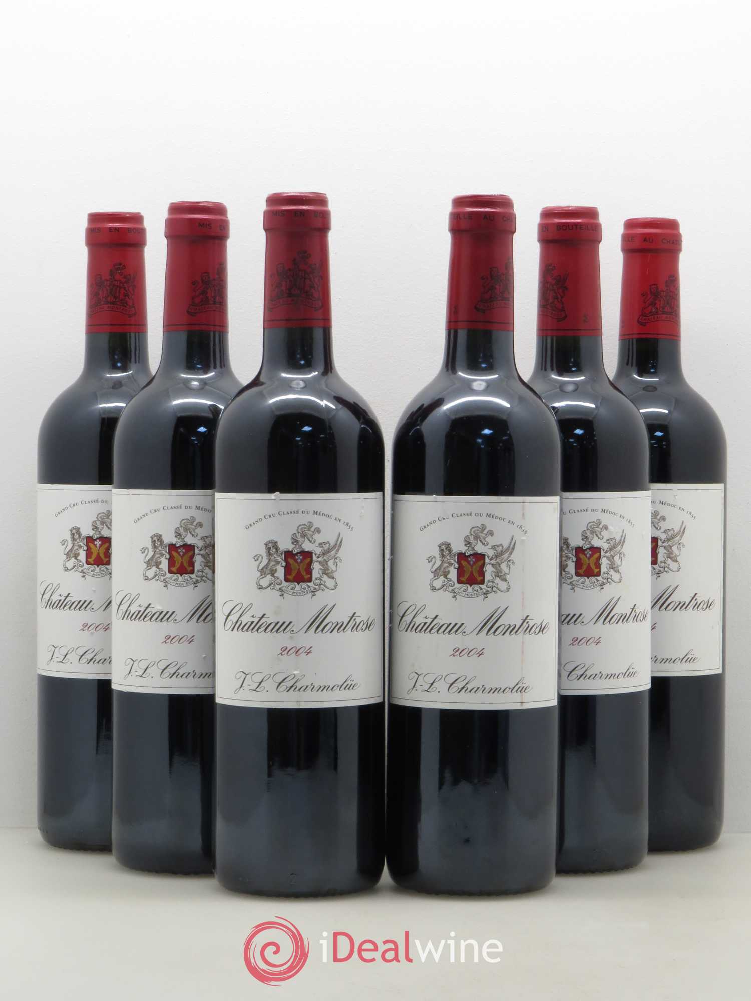 Château Montrose 2ème Grand Cru Classé 2004 - Lot de 6 bouteilles - 0