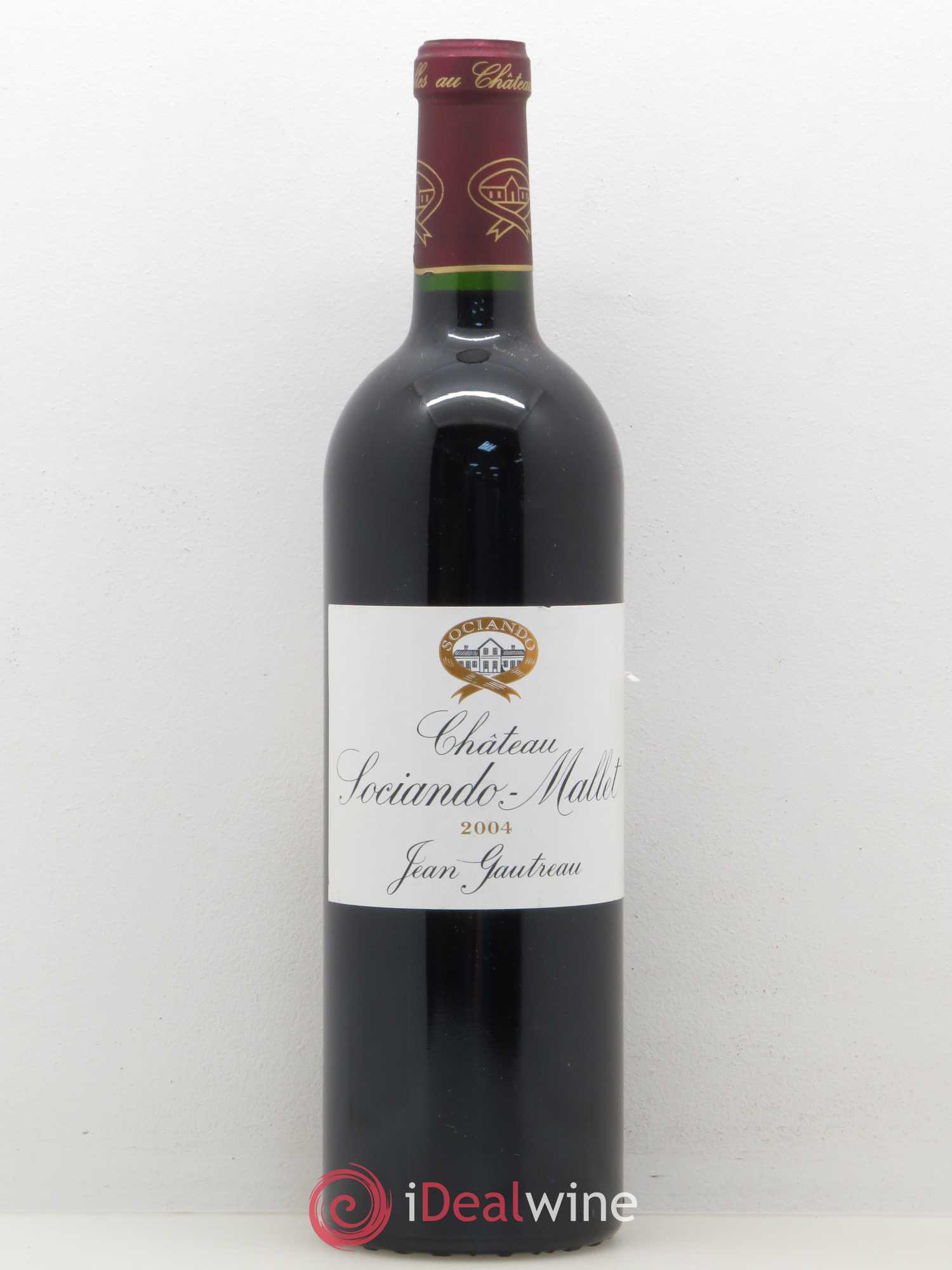 Château Sociando Mallet 2004 - Lot de 1 bouteille - 0