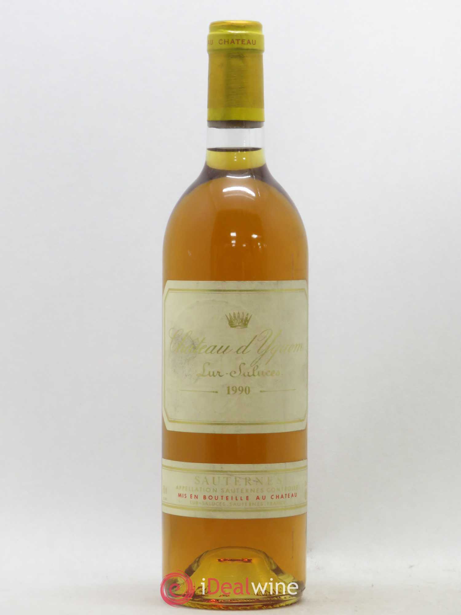 Château d' Yquem 1er Cru Classé Supérieur 1990 - Lotto di 1 bottiglia - 0