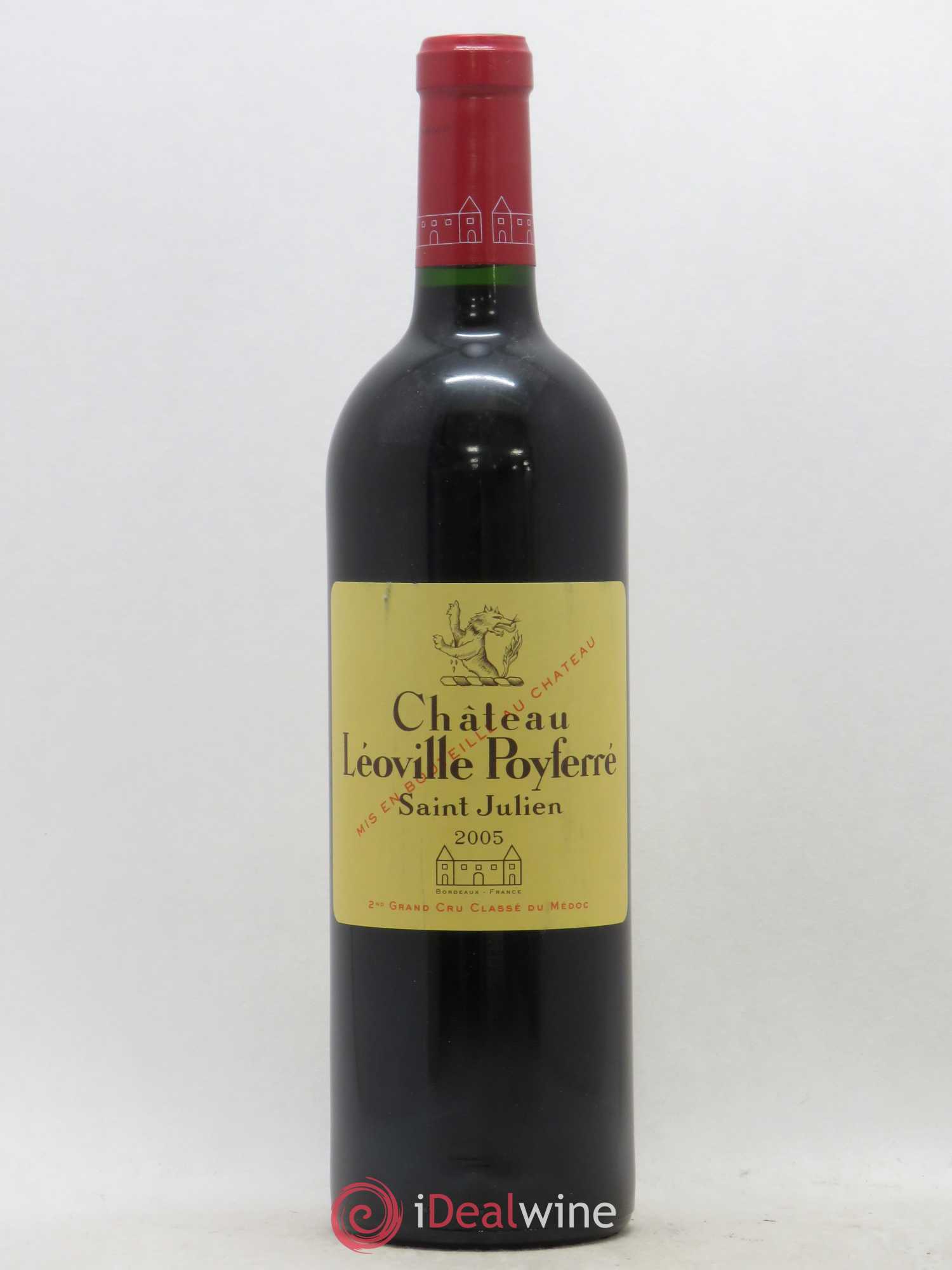 Château Léoville Poyferré 2ème Grand Cru Classé 2005 - Lot de 1 bouteille - 0