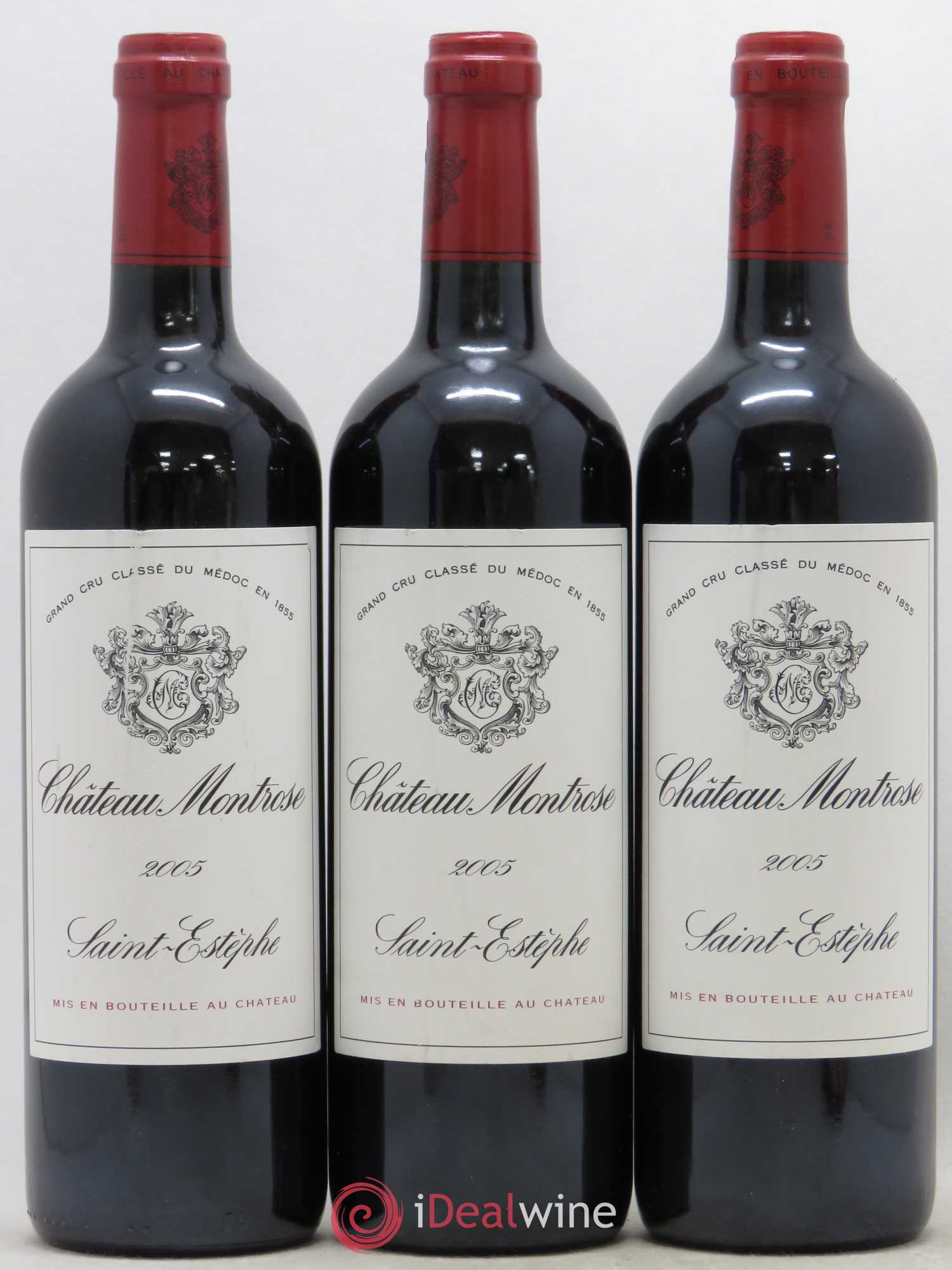 Château Montrose 2ème Grand Cru Classé 2005 - Lot de 3 bouteilles - 0