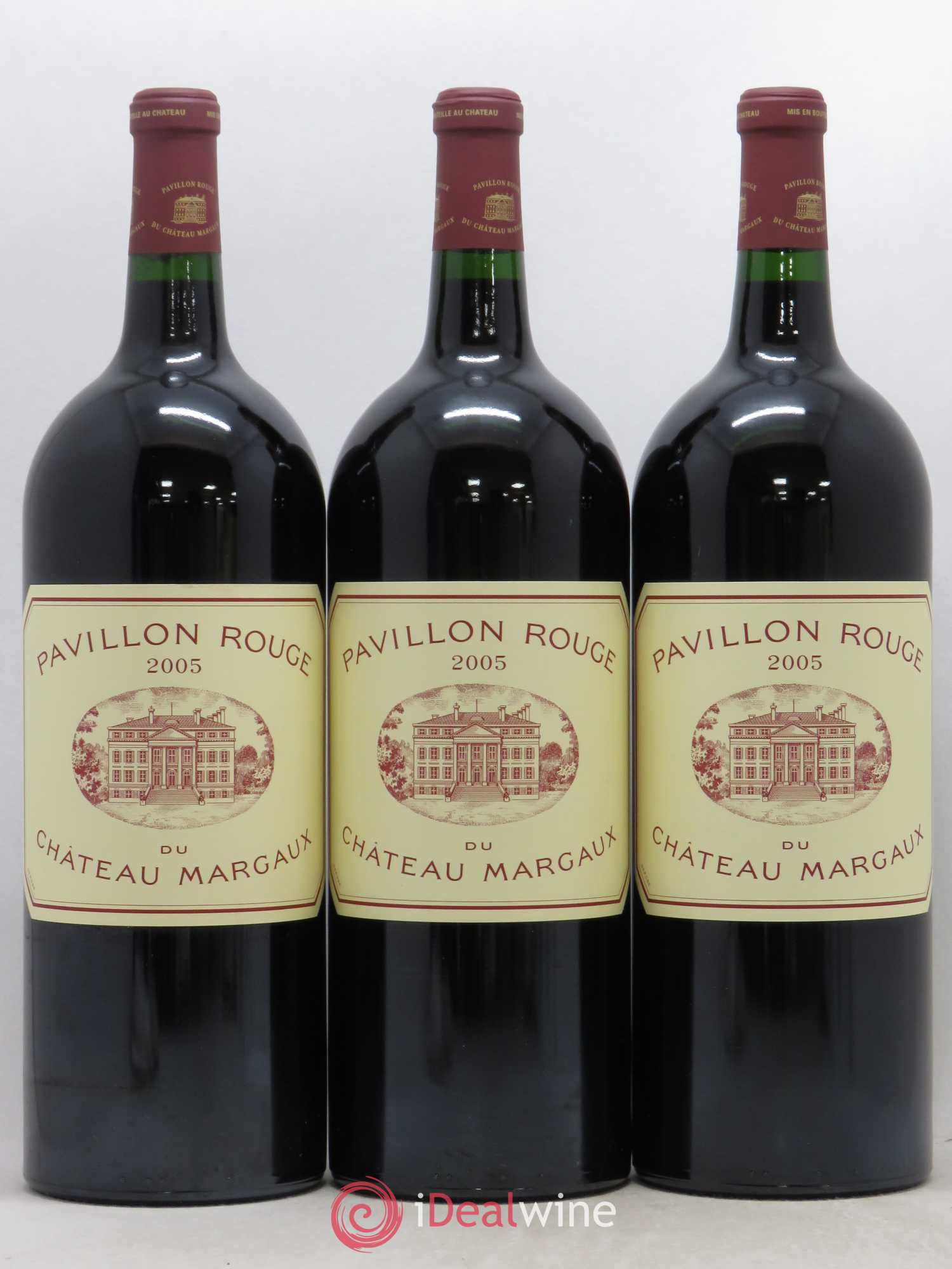 Pavillon Rouge du Château Margaux Second Vin 2005 - Lot de 3 magnums - 0