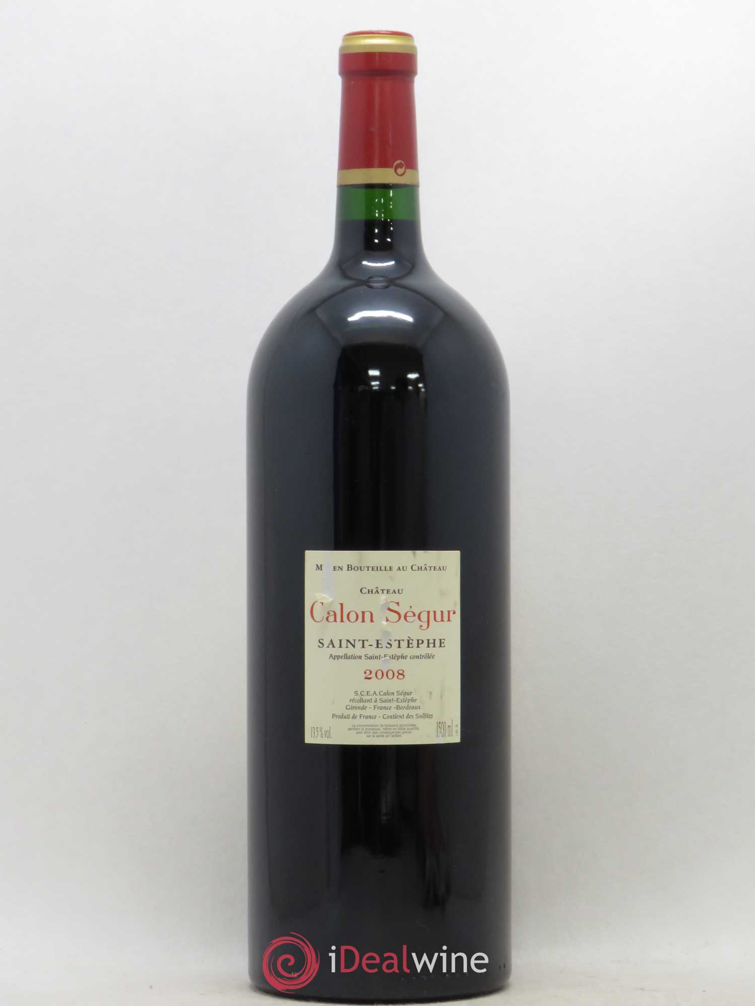 Château Calon Ségur 3ème Grand Cru Classé 2008 - Lot de 1 magnum - 1