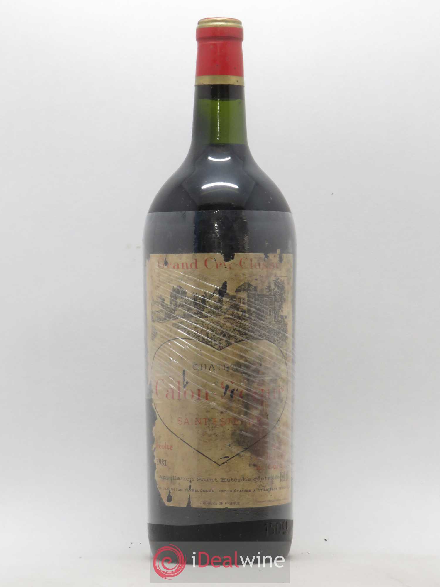 Château Calon Ségur 3ème Grand Cru Classé 1981 - Lot de 1 magnum - 0