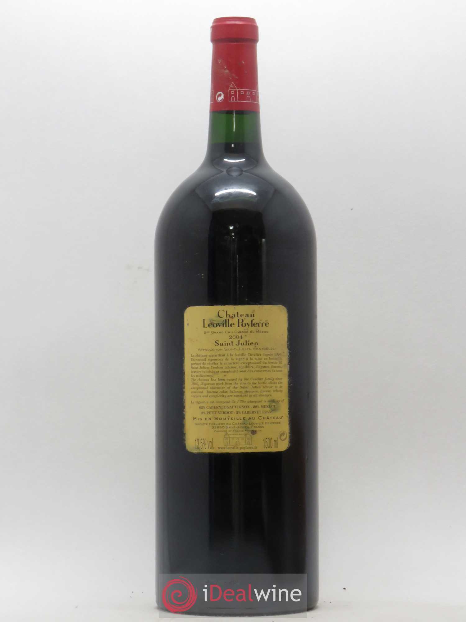 Château Léoville Poyferré 2ème Grand Cru Classé 2004 - Posten von 1 Magnum - 1