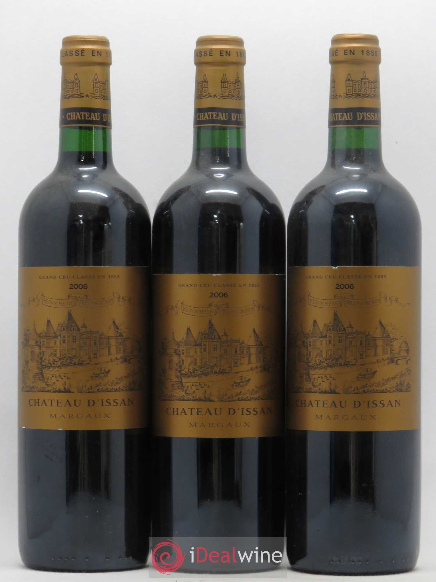 Château d'Issan 3ème Grand Cru Classé 2006 - Lot de 3 bouteilles - 0