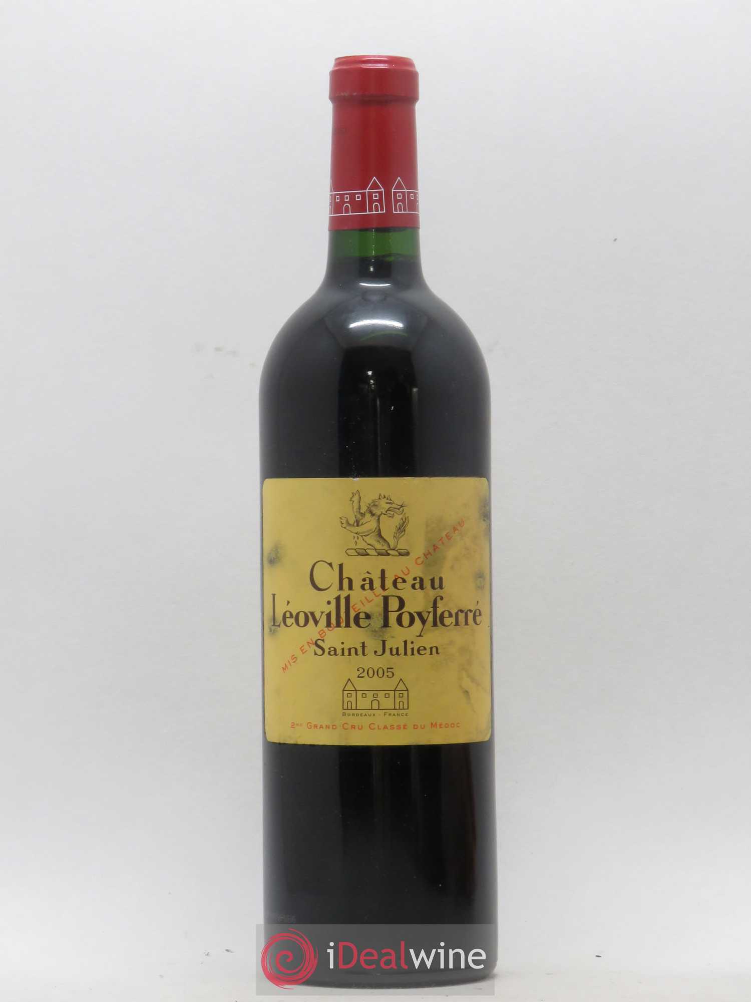Château Léoville Poyferré 2ème Grand Cru Classé 2005 - Lot de 1 bouteille - 0