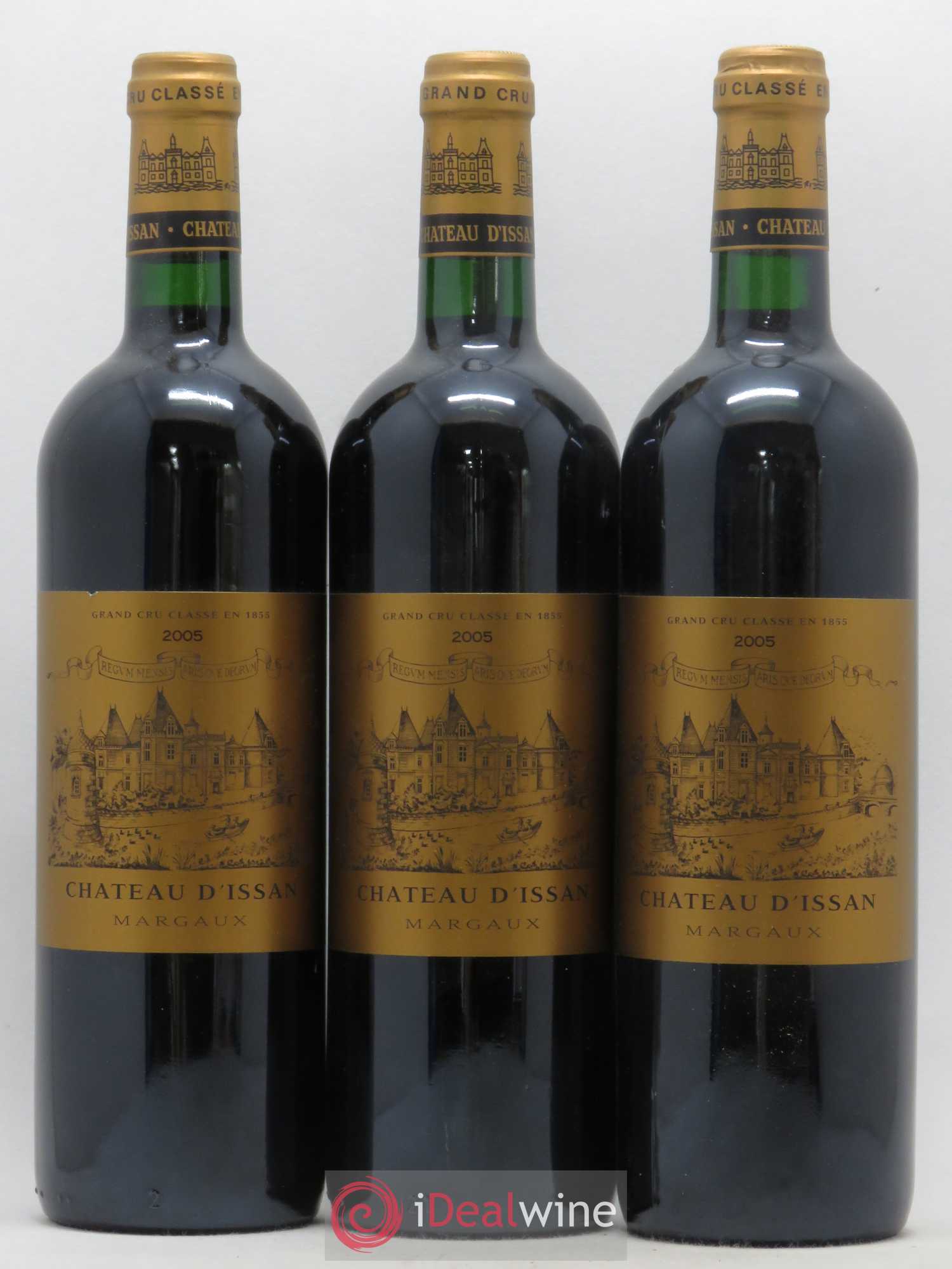 Château d'Issan 3ème Grand Cru Classé 2005 - Lot de 3 bouteilles - 0
