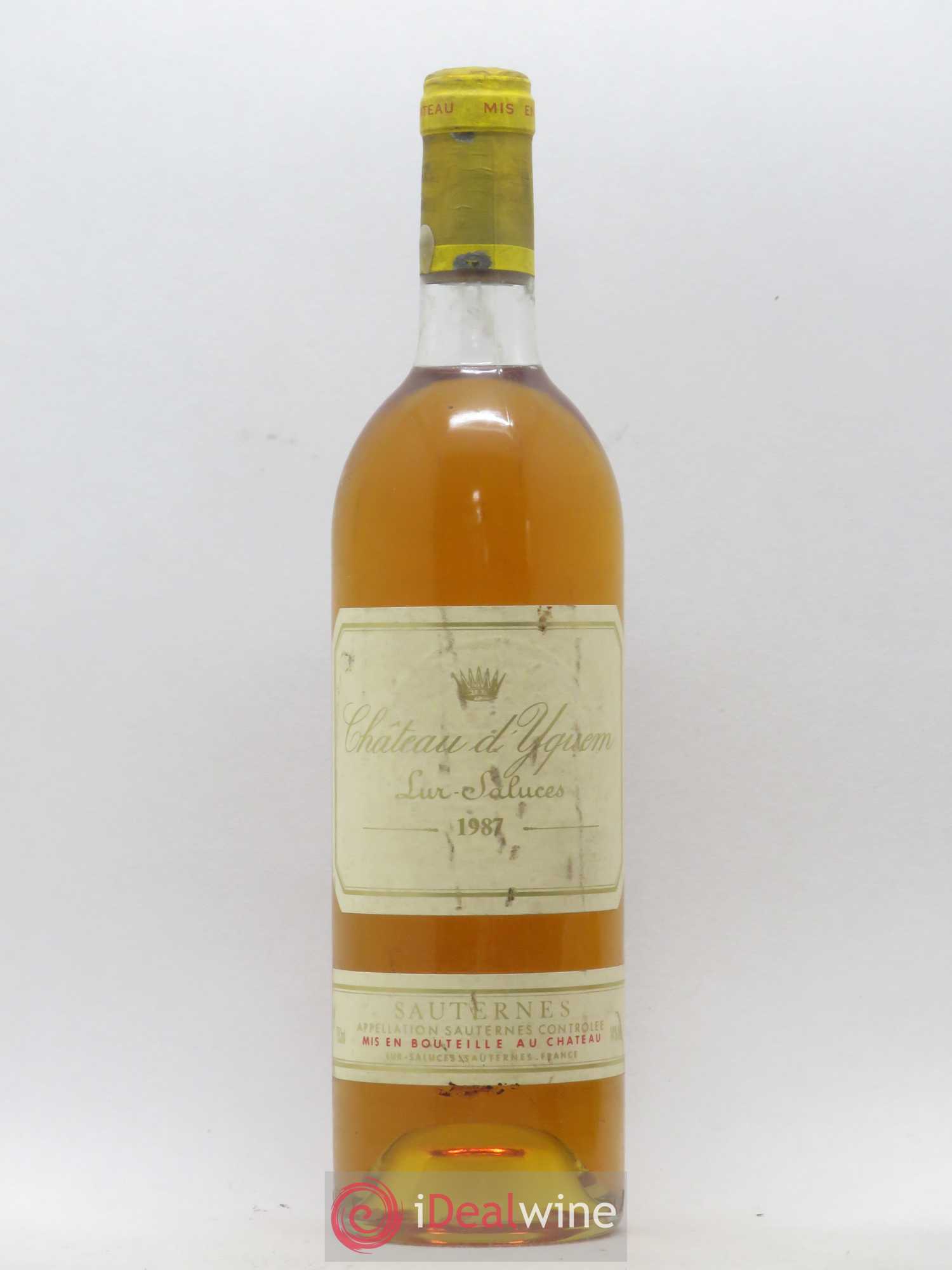 Château d' Yquem 1er Cru Classé Supérieur 1987 - Lotto di 1 bottiglia - 0