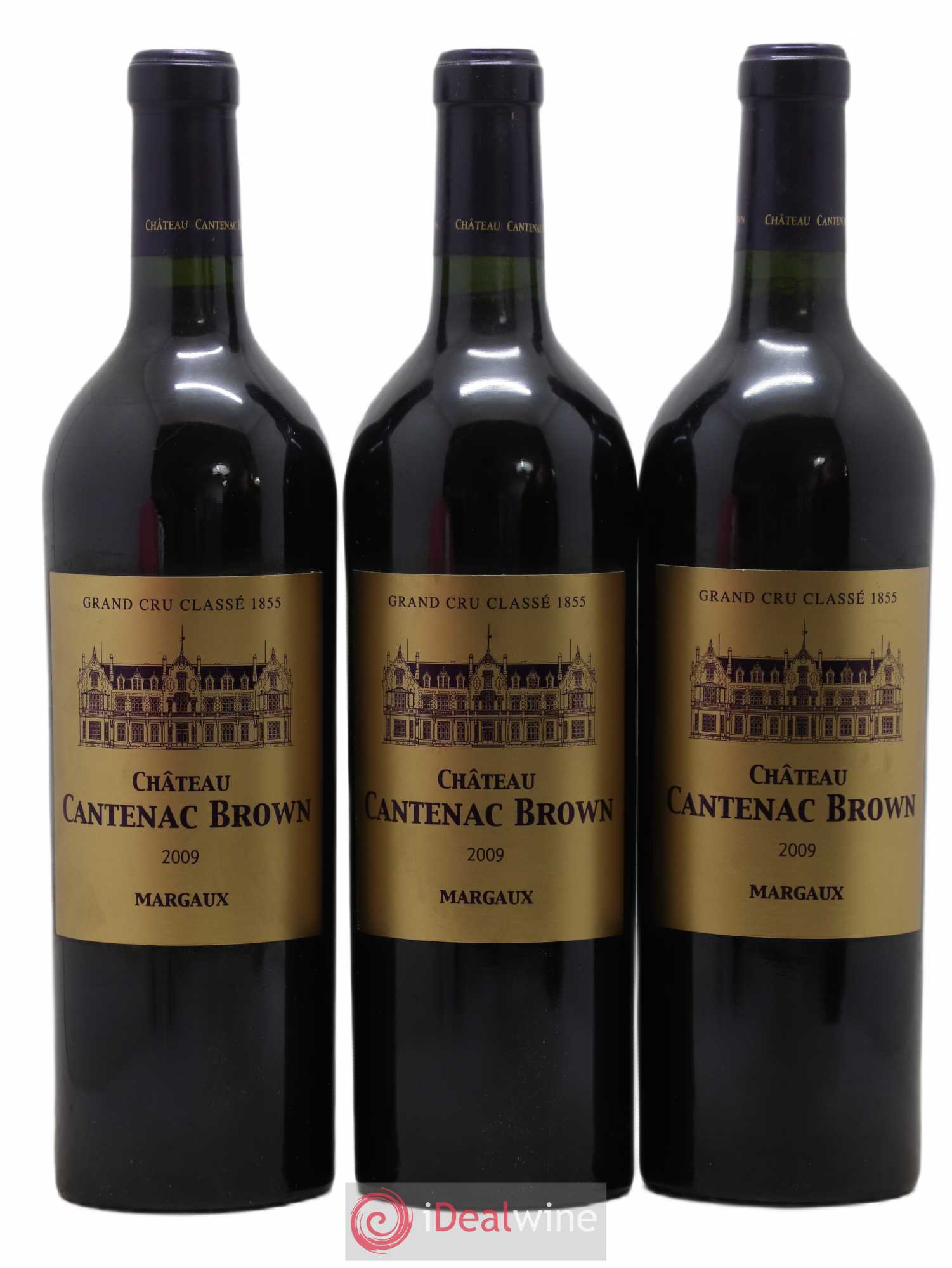 Château Cantenac Brown 3ème Grand Cru Classé 2009 - Lot de 3 bouteilles - 0