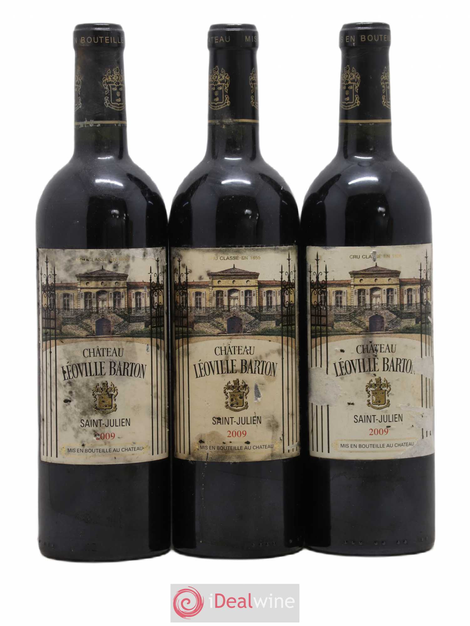 Château Léoville Barton 2ème Grand Cru Classé 2009 - Lot de 3 bouteilles - 0