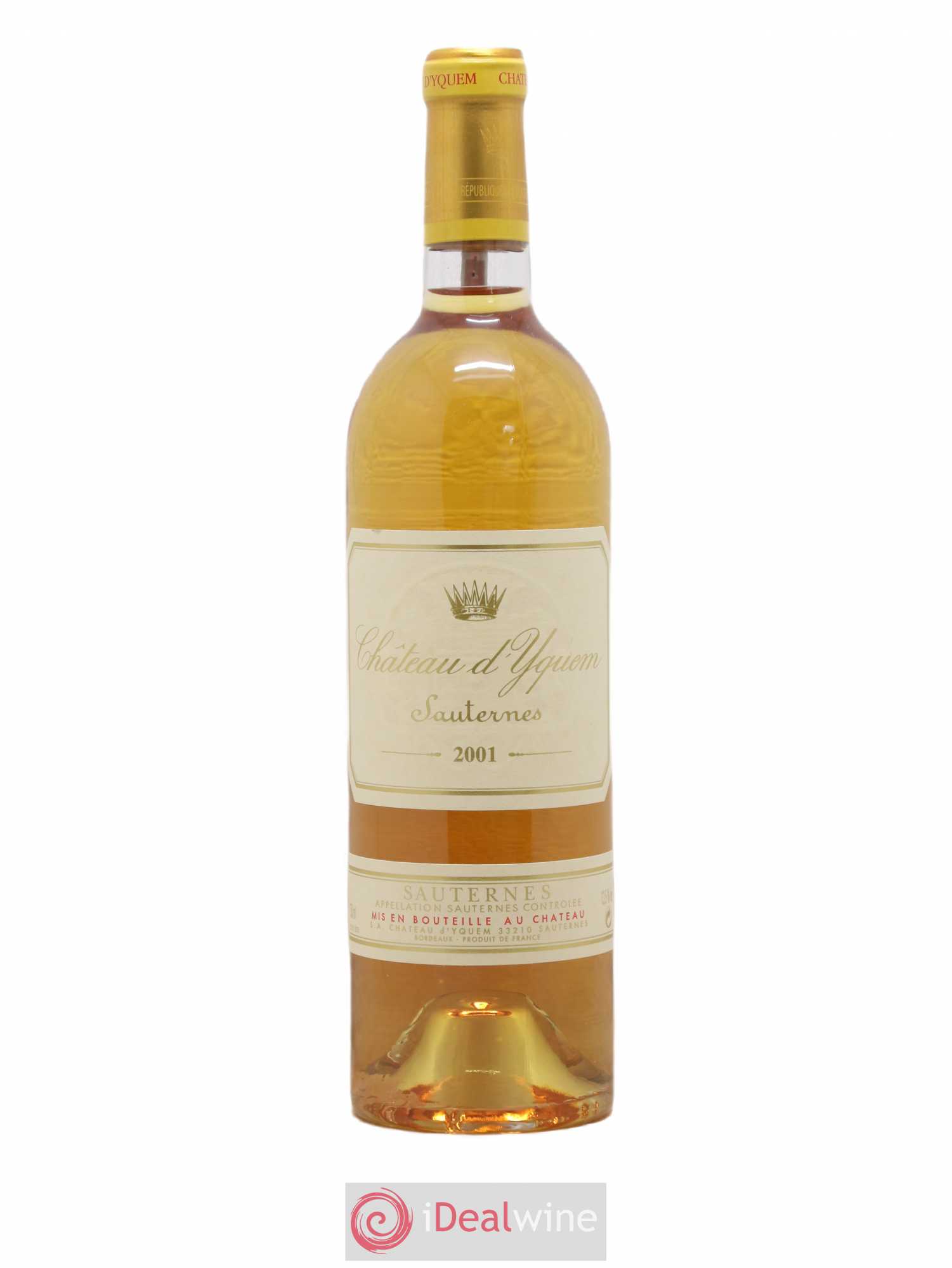 Château d' Yquem 1er Cru Classé Supérieur 2001 - Lotto di 1 bottiglia - 0
