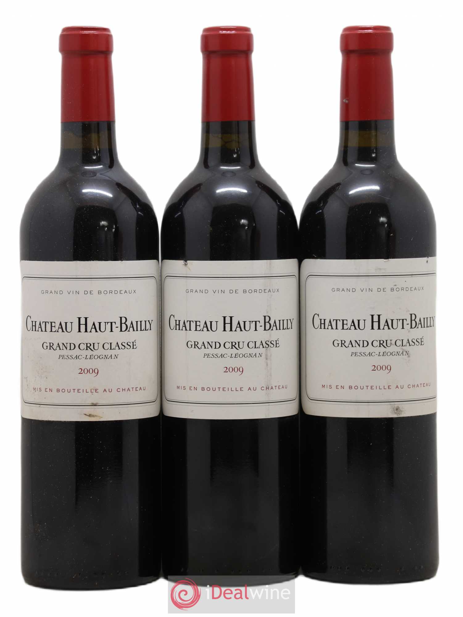 Château Haut-Bailly Cru Classé de Graves 2009 - Lot de 3 bouteilles - 0