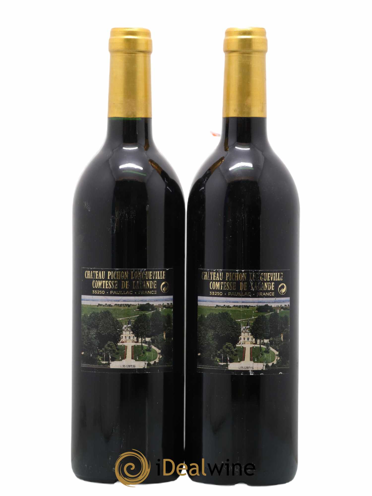Château Pichon Longueville Comtesse de Lalande 2ème Grand Cru Classé 1995 - Lot of 2 bottles - 1