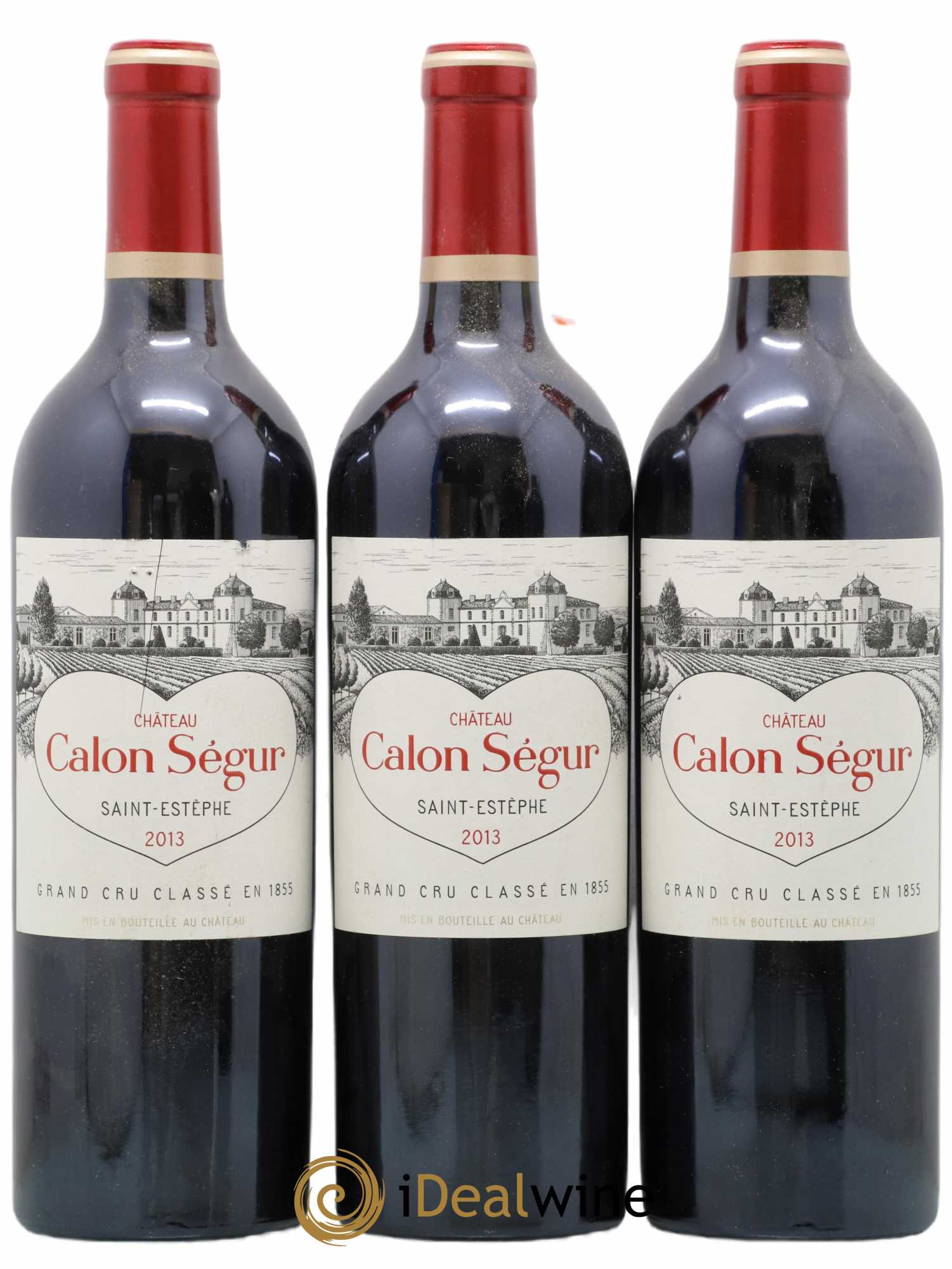 Château Calon Ségur 3ème Grand Cru Classé 2013 - Lot de 3 bouteilles - 0