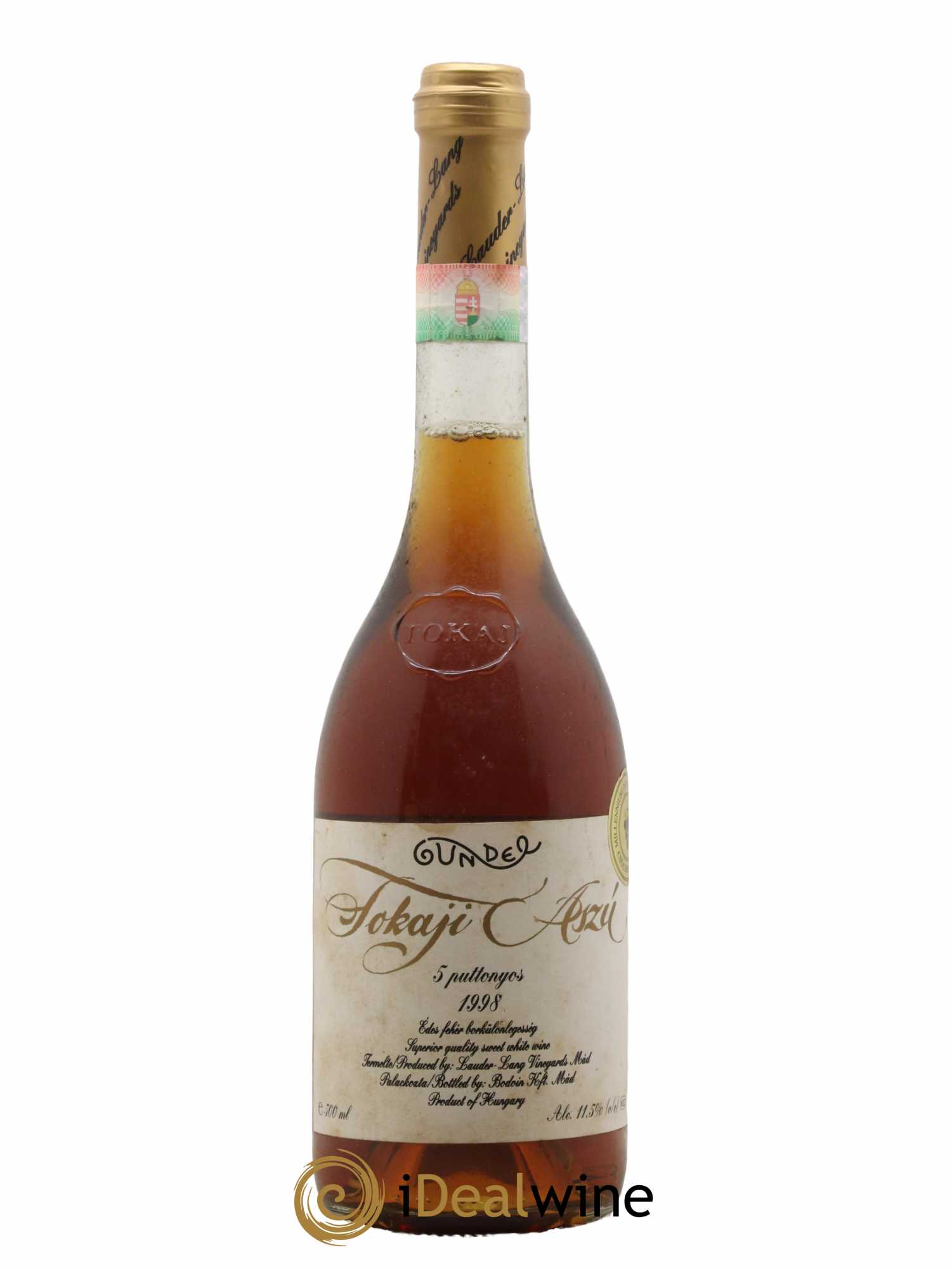 Tokaji Aszu 5 puttonyos Under Lauder Lang 50cl 1998 - Lotto di 1 bottiglia - 0