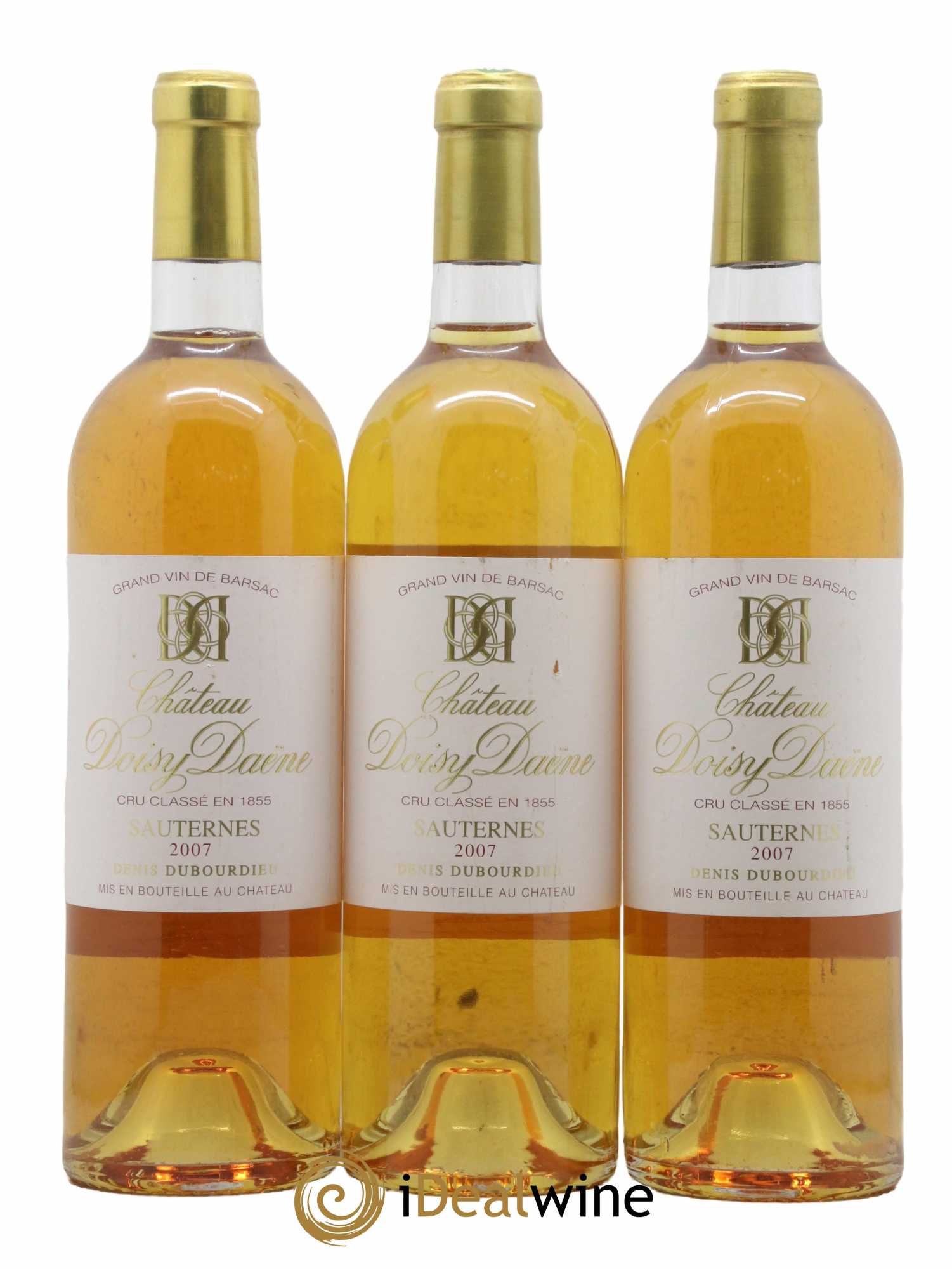 Château Doisy Daëne 2ème Grand Cru Classé 2007 - Lotto di 3 bottiglie - 0