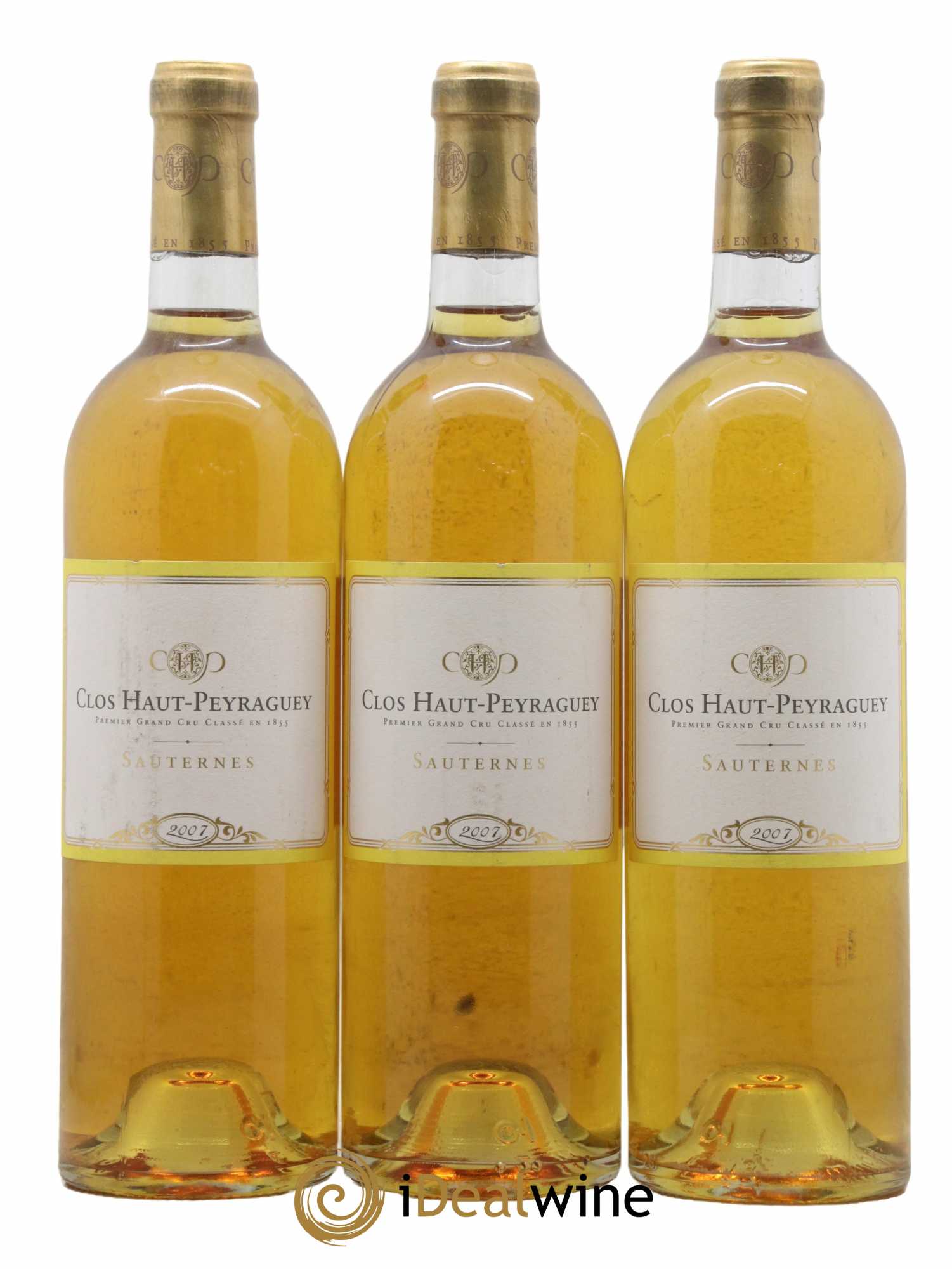 Clos Haut-Peyraguey 1er Grand Cru Classé 2007 - Lotto di 3 bottiglie - 0