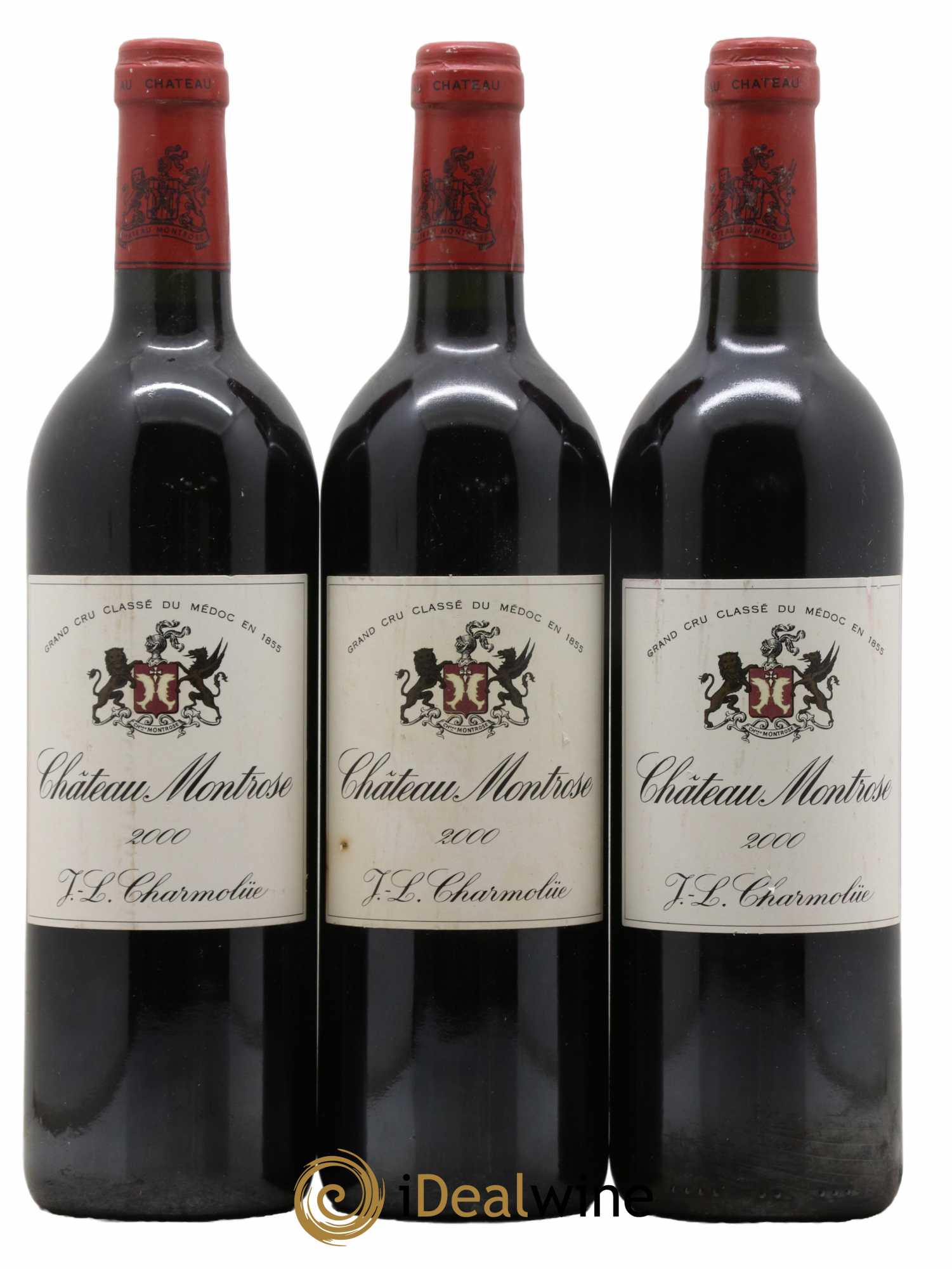 Château Montrose 2ème Grand Cru Classé 2000 - Lot de 3 bouteilles - 0