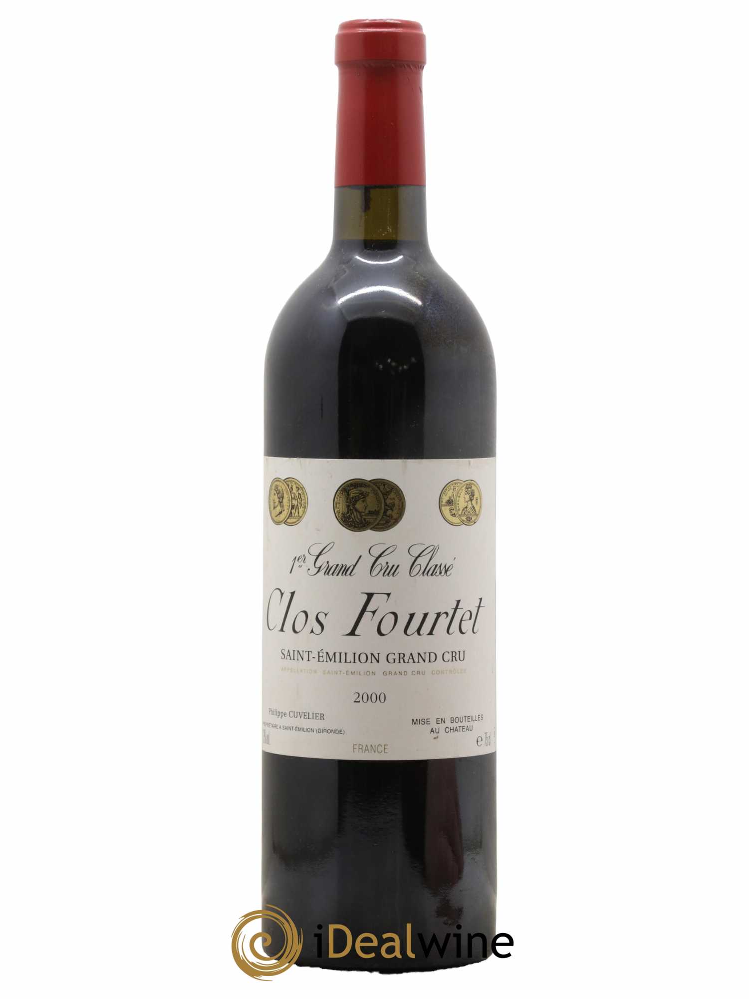 Clos Fourtet 1er Grand Cru Classé B 2000 - Lot de 1 bouteille - 0