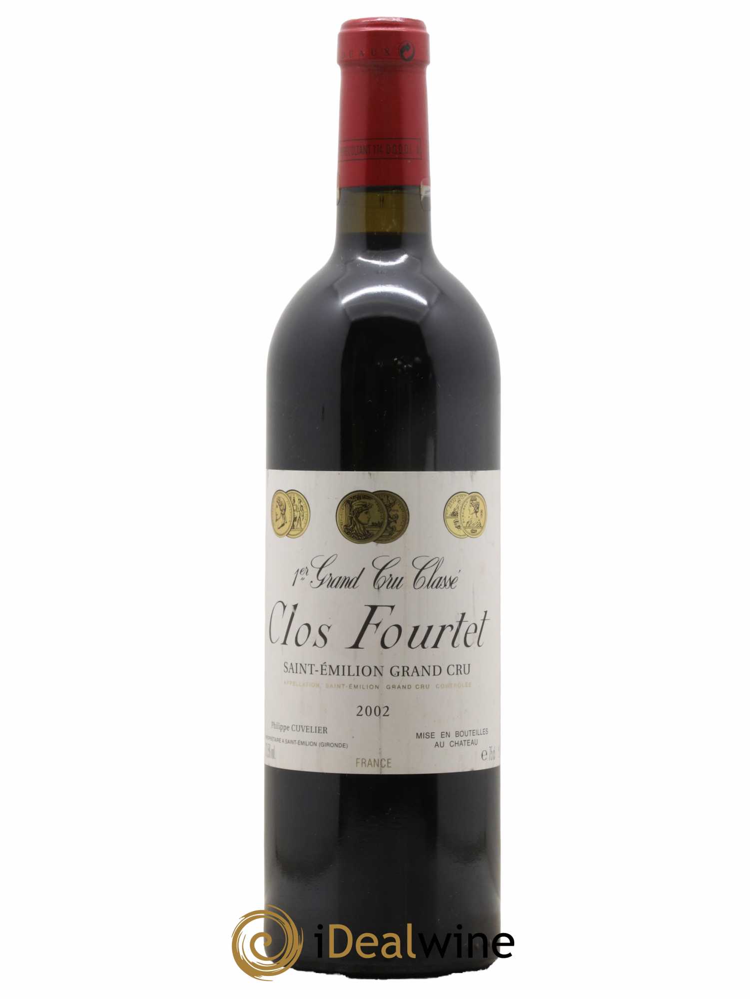 Clos Fourtet 1er Grand Cru Classé B 2002 - Lot de 1 bouteille - 0