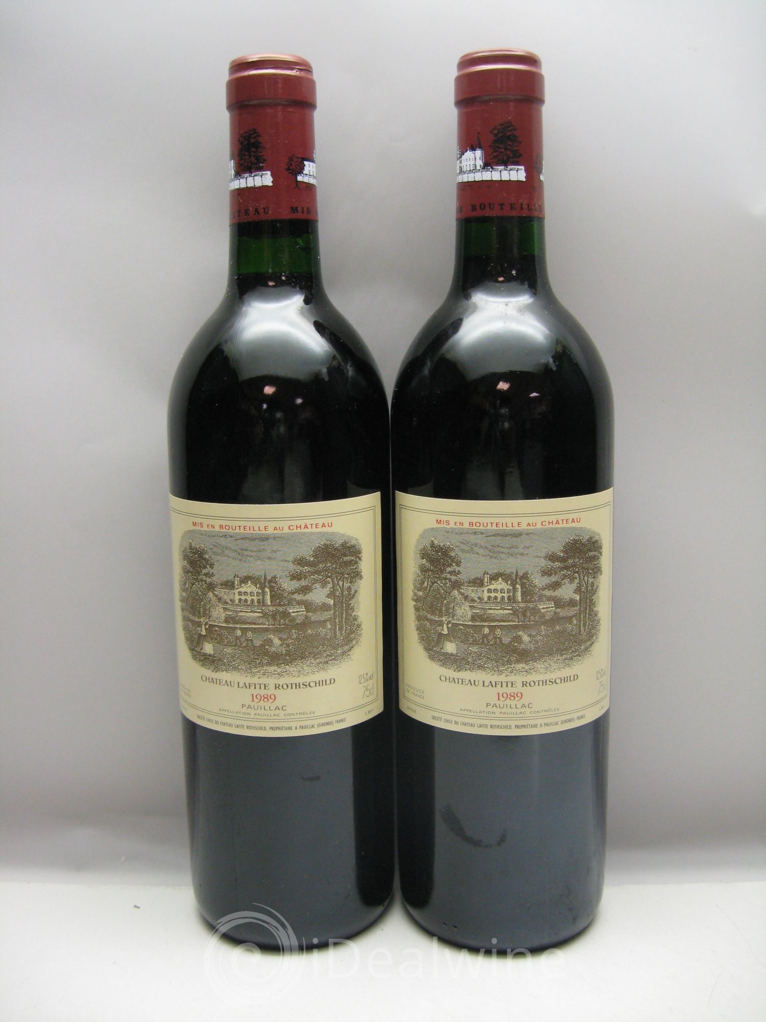 Château Mouton Rothschild 1er Grand Cru Classé Caisse Millésima 1989 - Lot de 2 bouteilles - 1