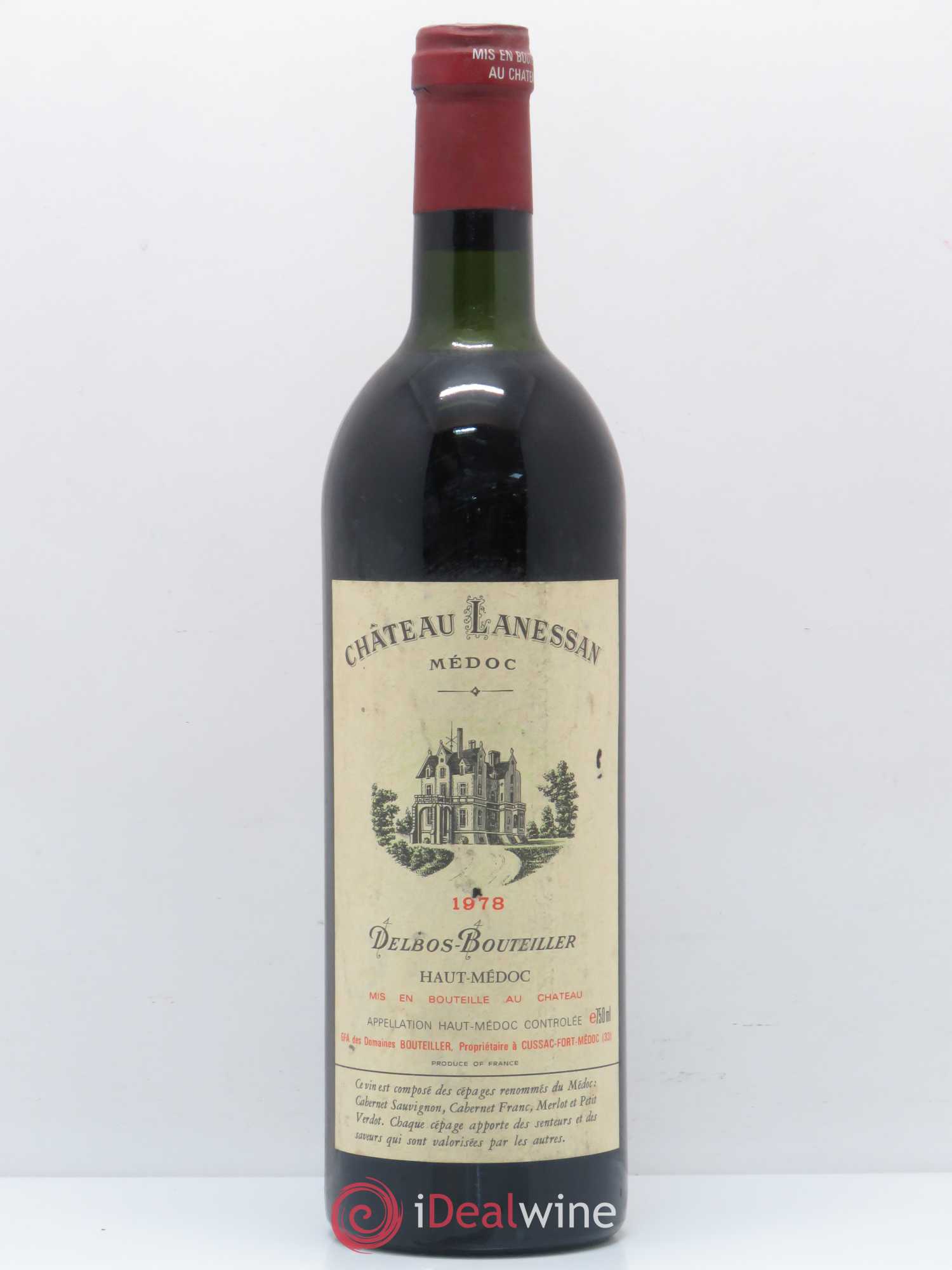 Château Lanessan Cru Bourgeois 1978 - Lot de 1 bouteille - 0