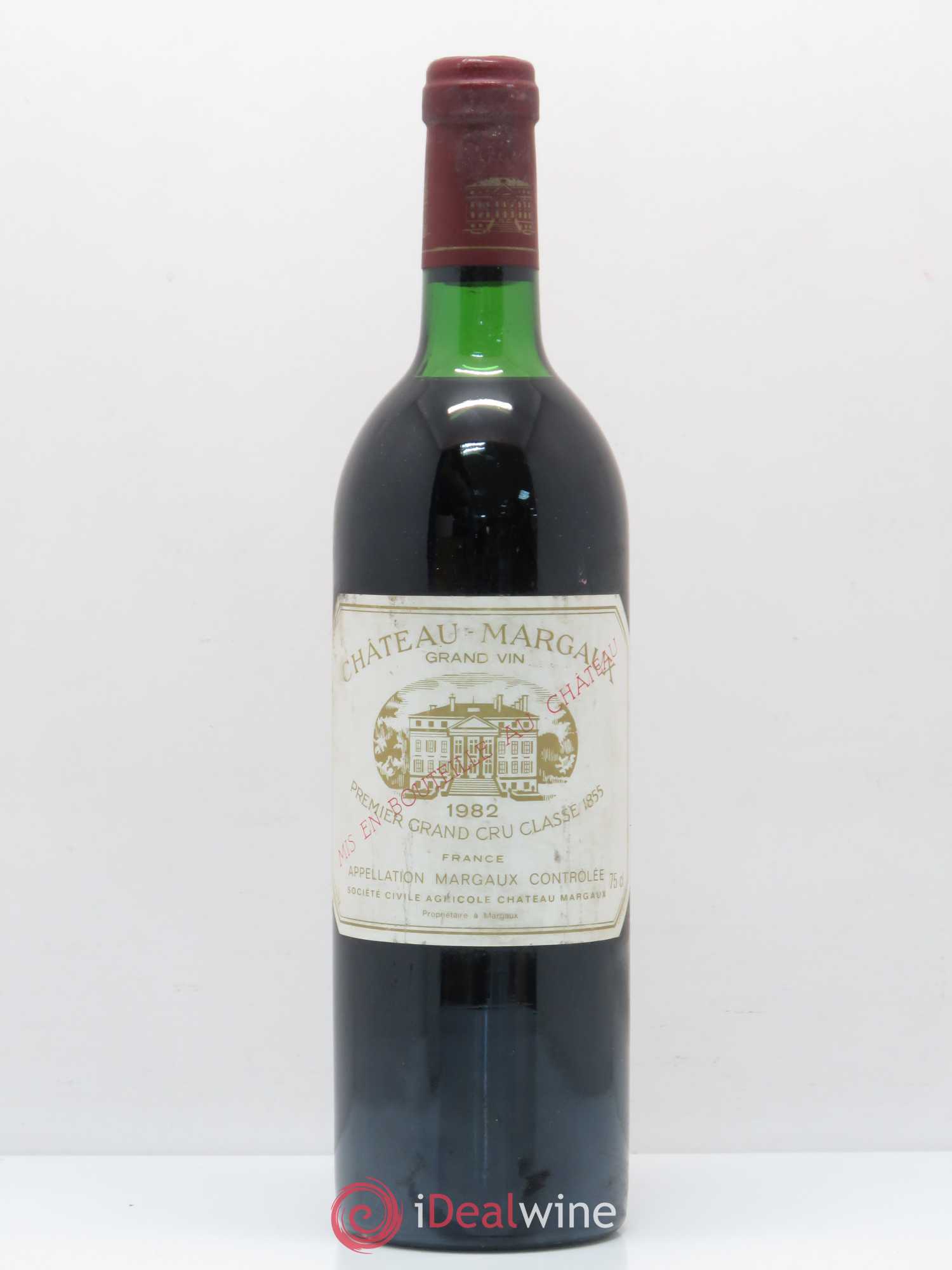 Château Margaux 1er Grand Cru Classé 1982 - Lot de 1 bouteille - 0