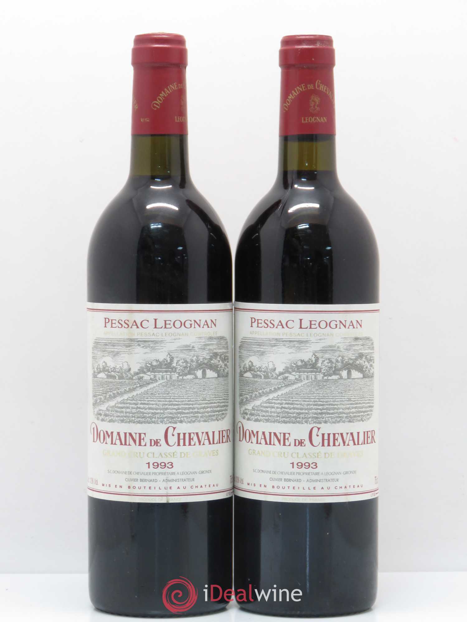 Domaine de Chevalier Cru Classé de Graves 1993 - Lot de 2 bouteilles - 0