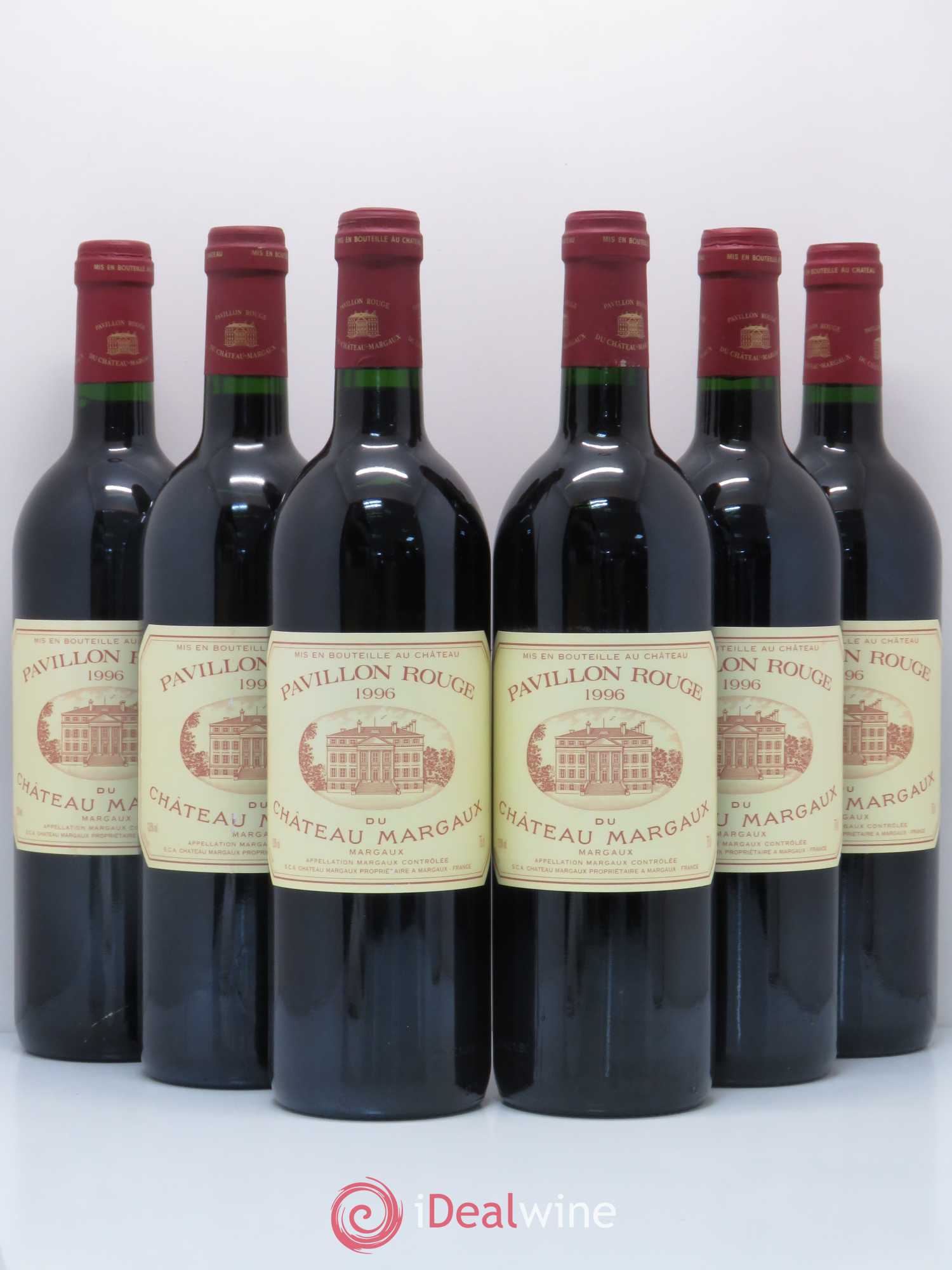 Pavillon Rouge du Château Margaux Second Vin 1996 - Lot de 6 bouteilles - 0