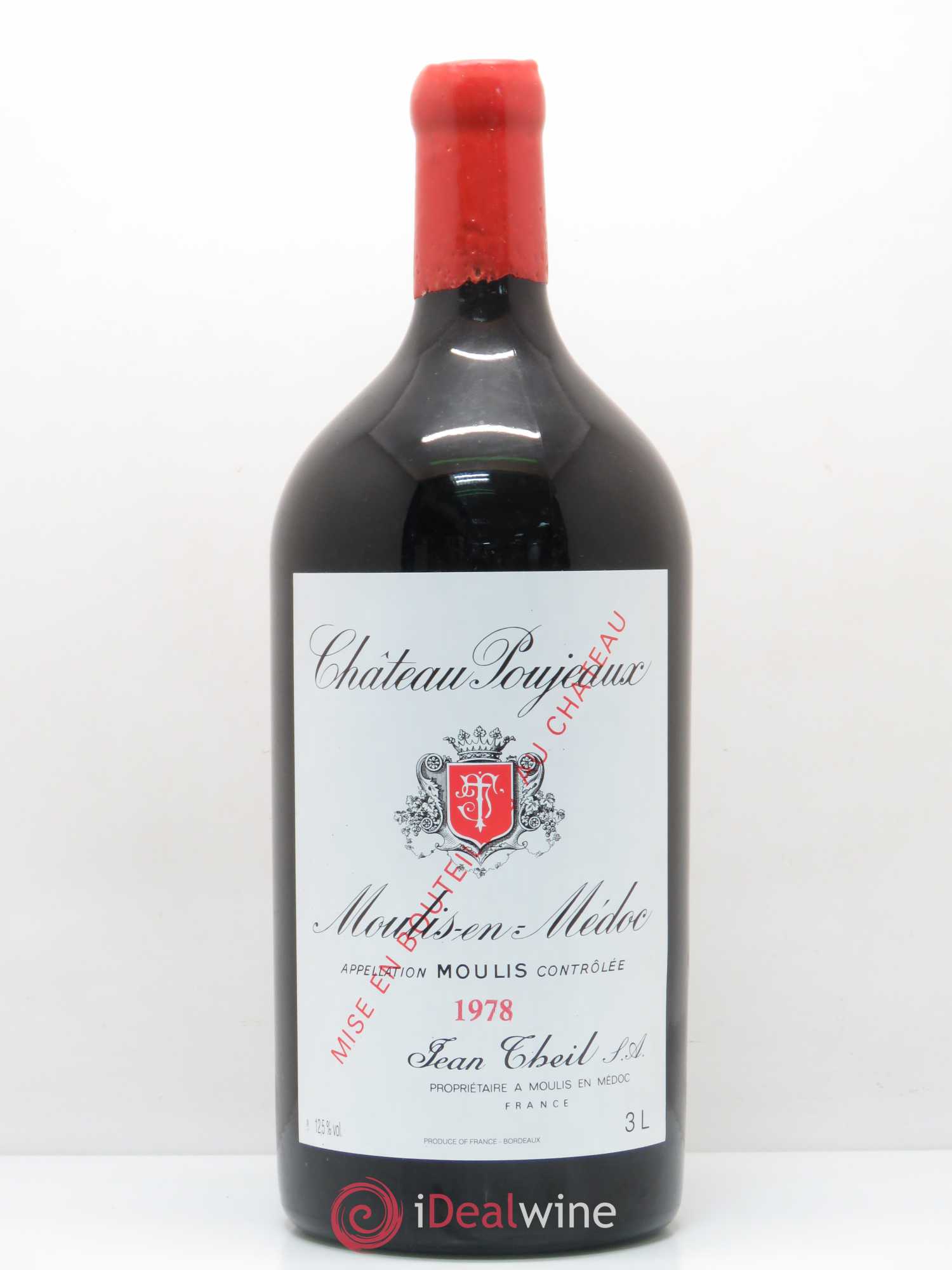 Château Poujeaux 1978 - Lot de 1 double magnum - 0