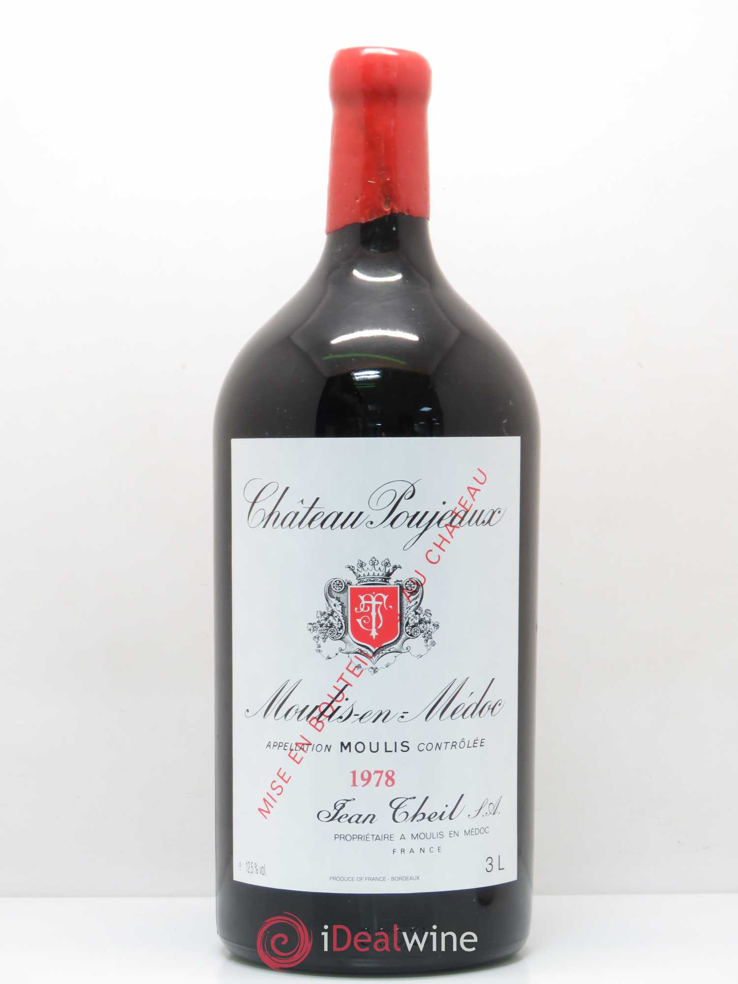Château Poujeaux 1978 - Lot de 1 double magnum - 0